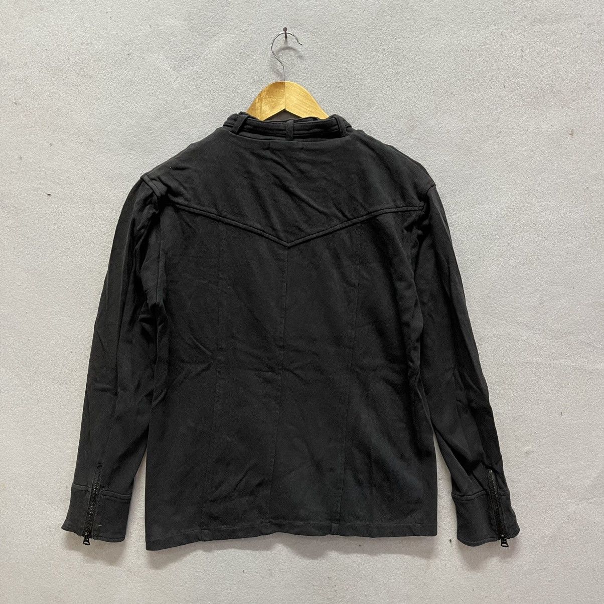 Beams Japan Vintage BEAMS Zip-Up Jacket Black Japanese Streetwear Size US M / EU 48-50 / 2 - 7 Thumbnail