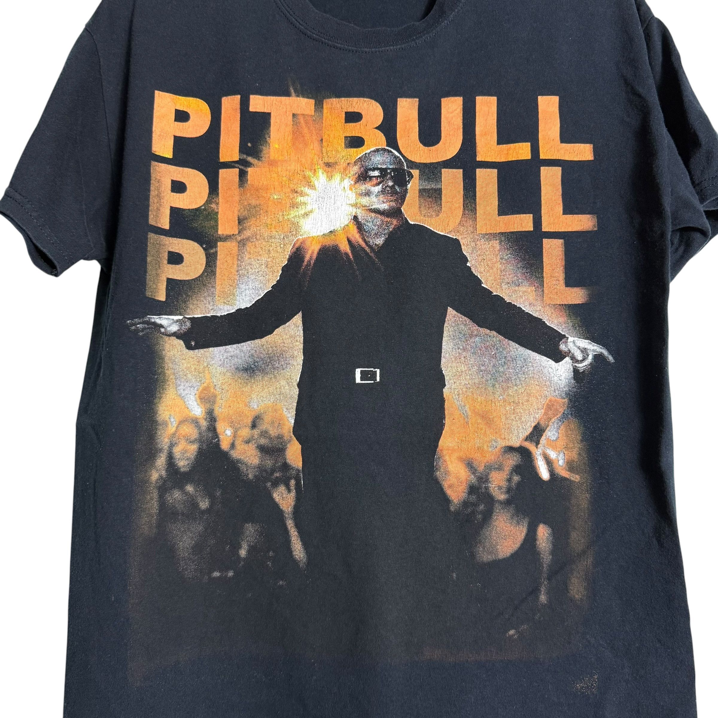 Rap Tees 🔥RARE🔥Vintage Pitbull Rappers Solo Singer Spellout T-shirt Size US M / EU 48-50 / 2 - 2 Thumbnail