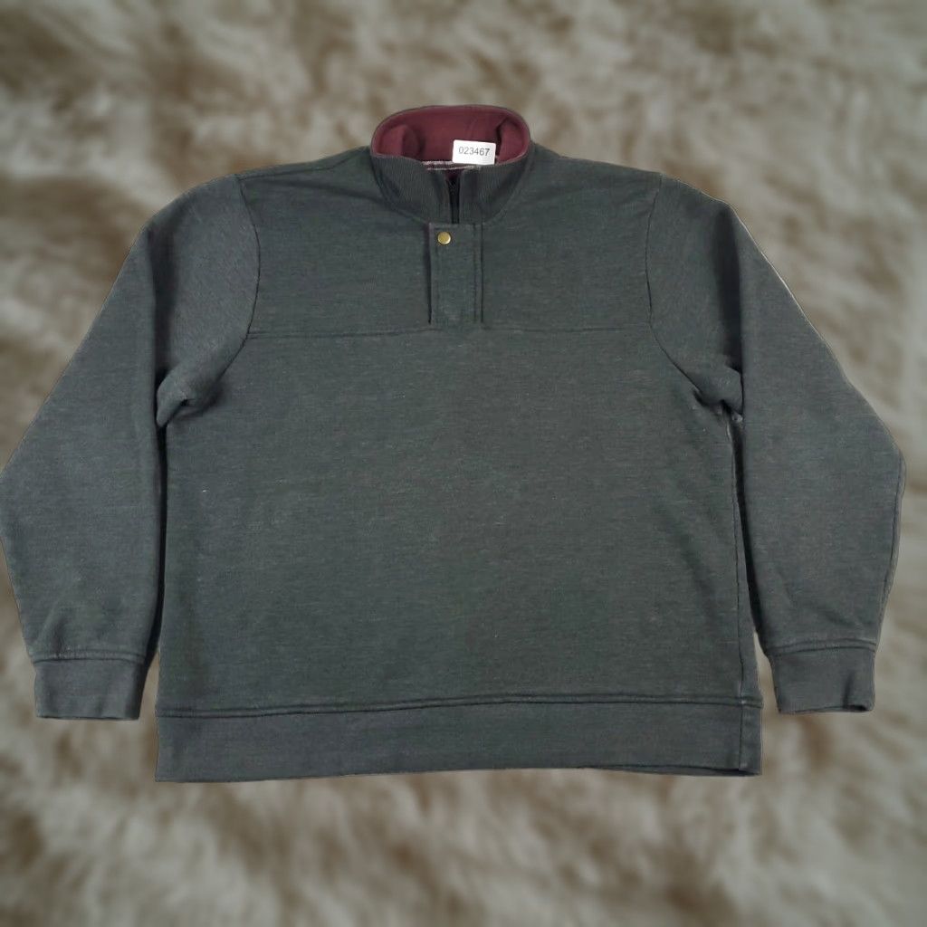 Orvis Mens Orvis Sweater XL Extra Large Gray Casual Pullover Long Sleeve Size US XL / EU 56 / 4 - 1 Thumbnail