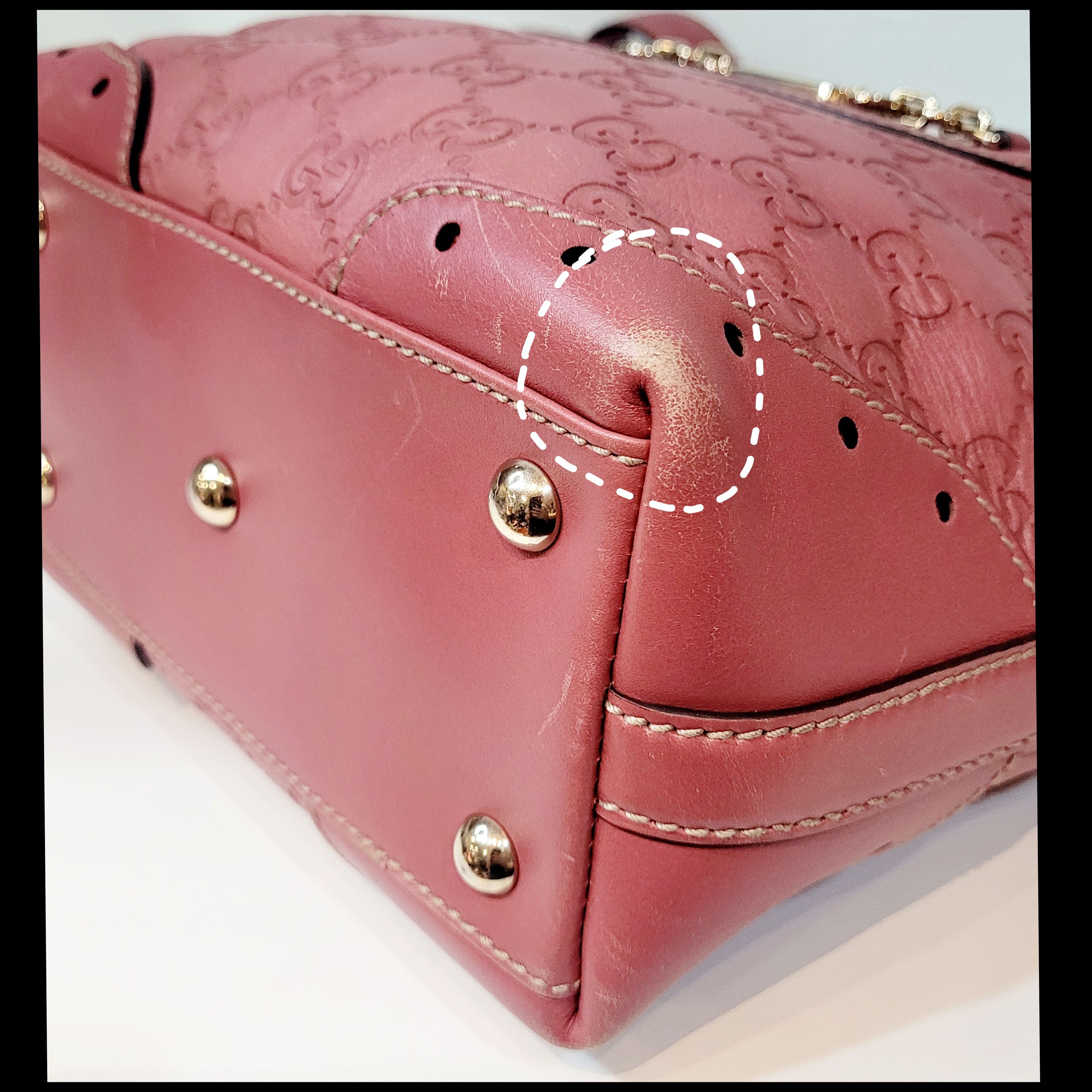 Gucci Gucci GG Guccissima Punch Tote Handbag 145994 Size ONE SIZE - 21 Thumbnail