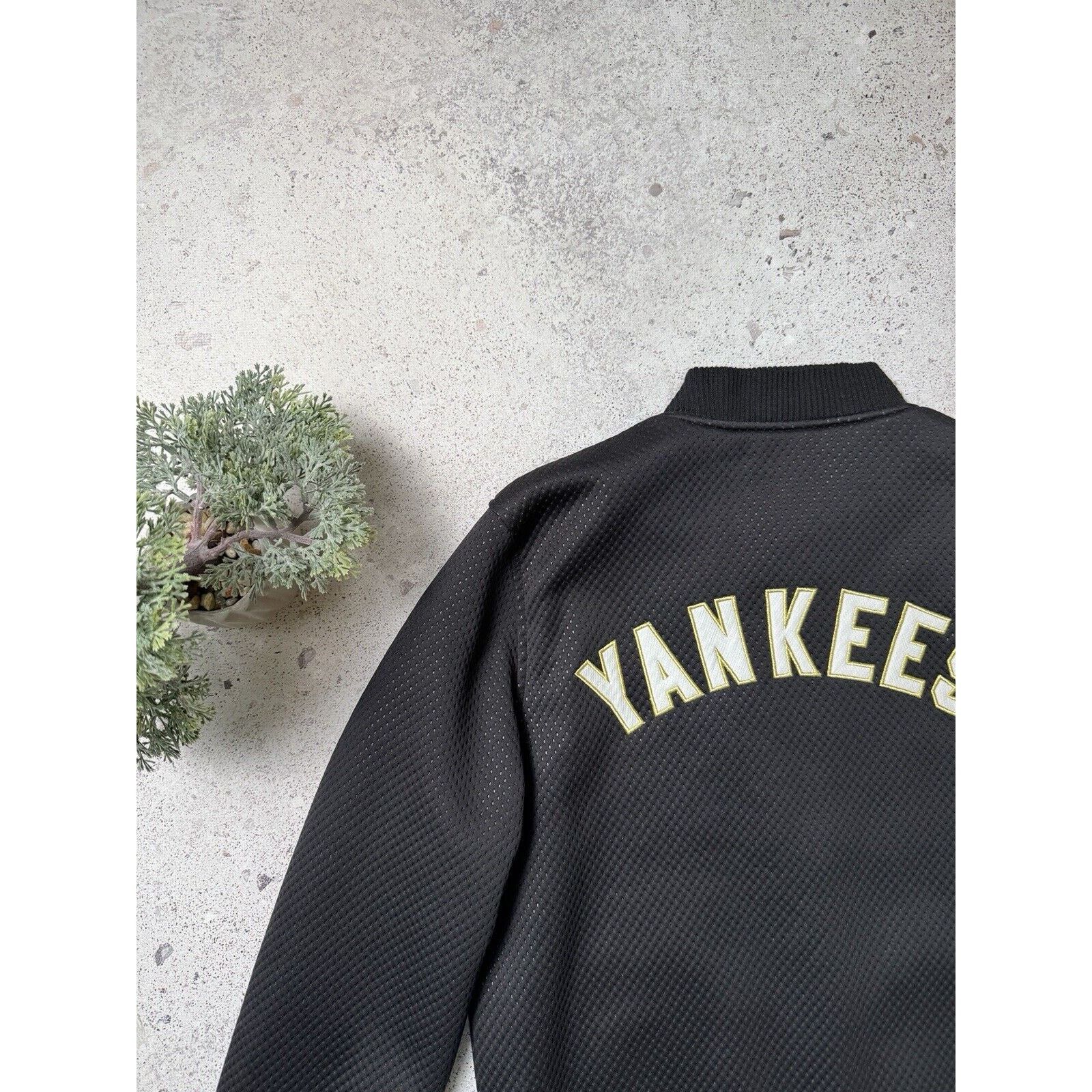 Vintage Majestic New York Yankees Bomber Jcaket Size S Black