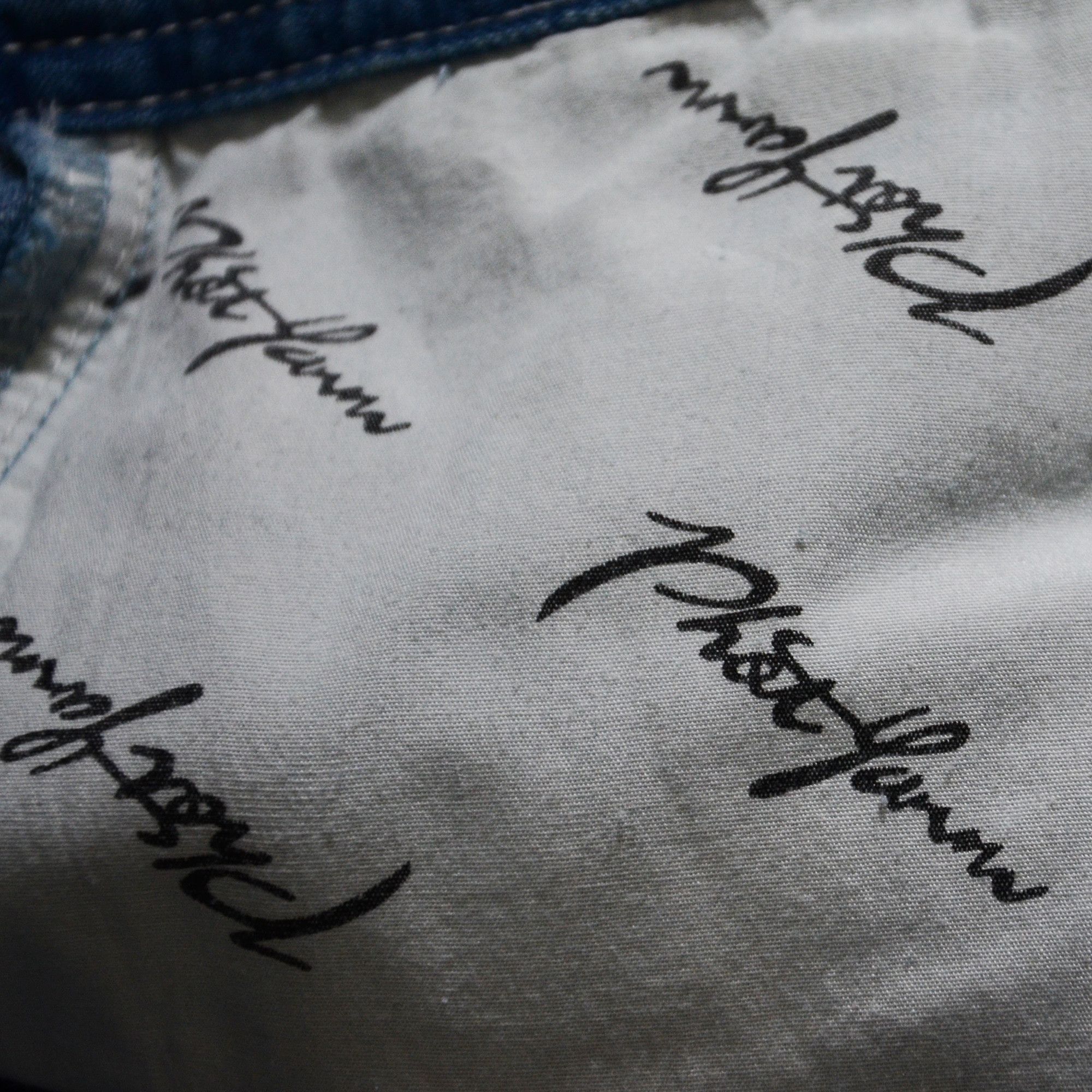 Phat Farm [Color Defects] Phat Farm Denim Shorts 90s Hiphop Streetwear Size US 34 / EU 50 - 6 Thumbnail