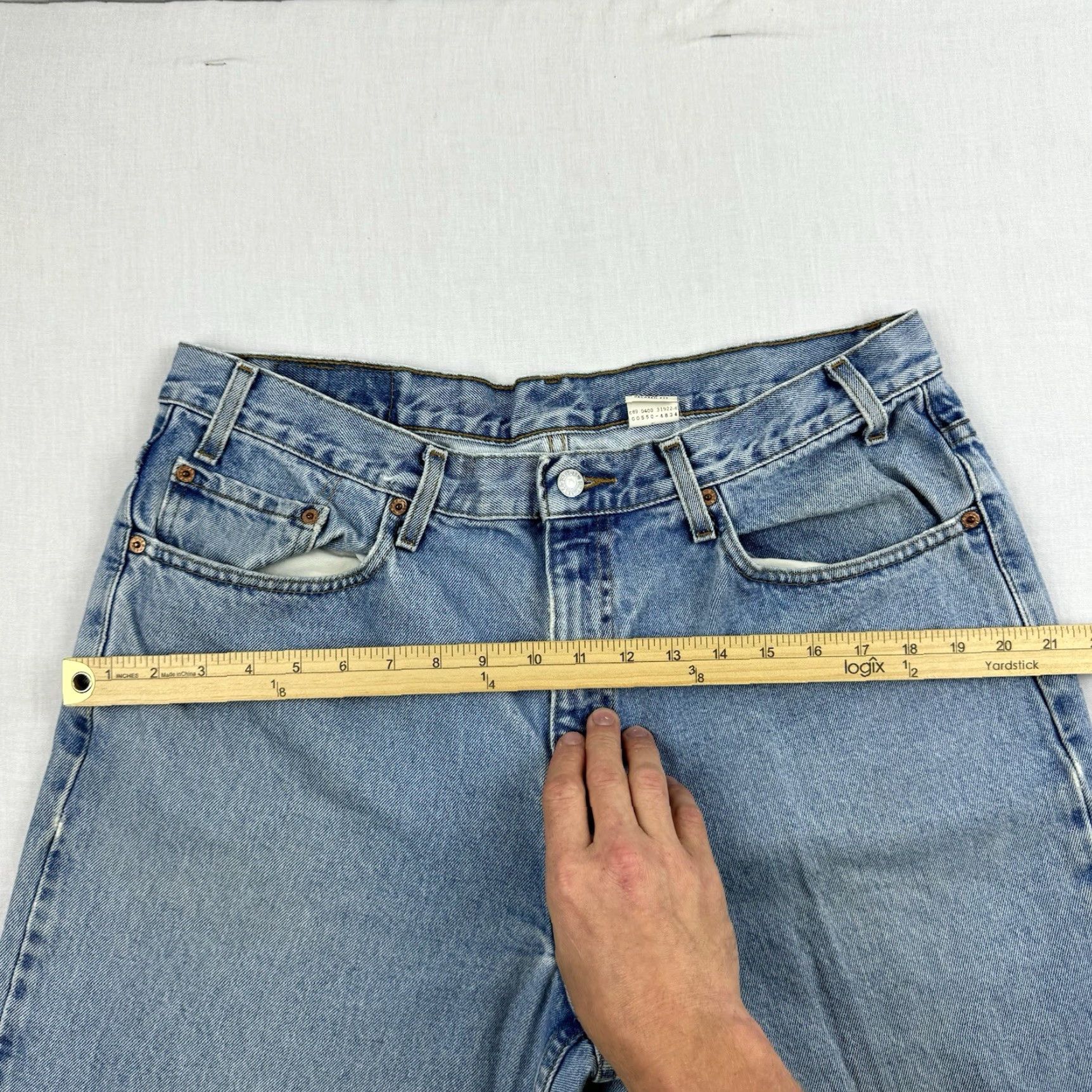Levi's VINTAGE Levis 550 Jeans Adult 38x34 Blue Relaxed Fit Classic 90s Y2K Pants Mens Size US 38 / EU 54 - 7 Thumbnail