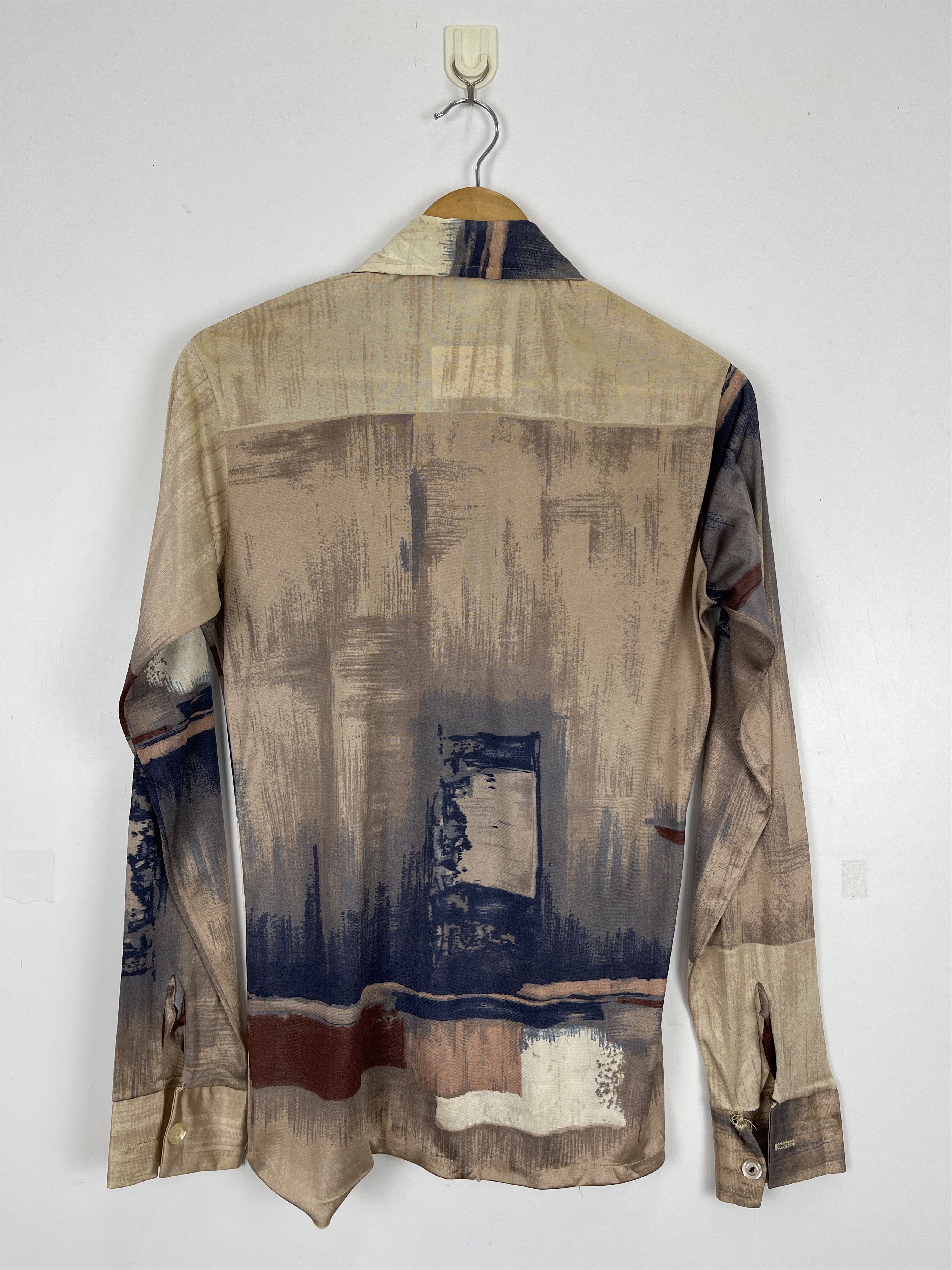 Japanese Brand Vintage Japanese Brand Pop Art Silk Shirt TA0388 Size US S / EU 44-46 / 1 - 3 Thumbnail