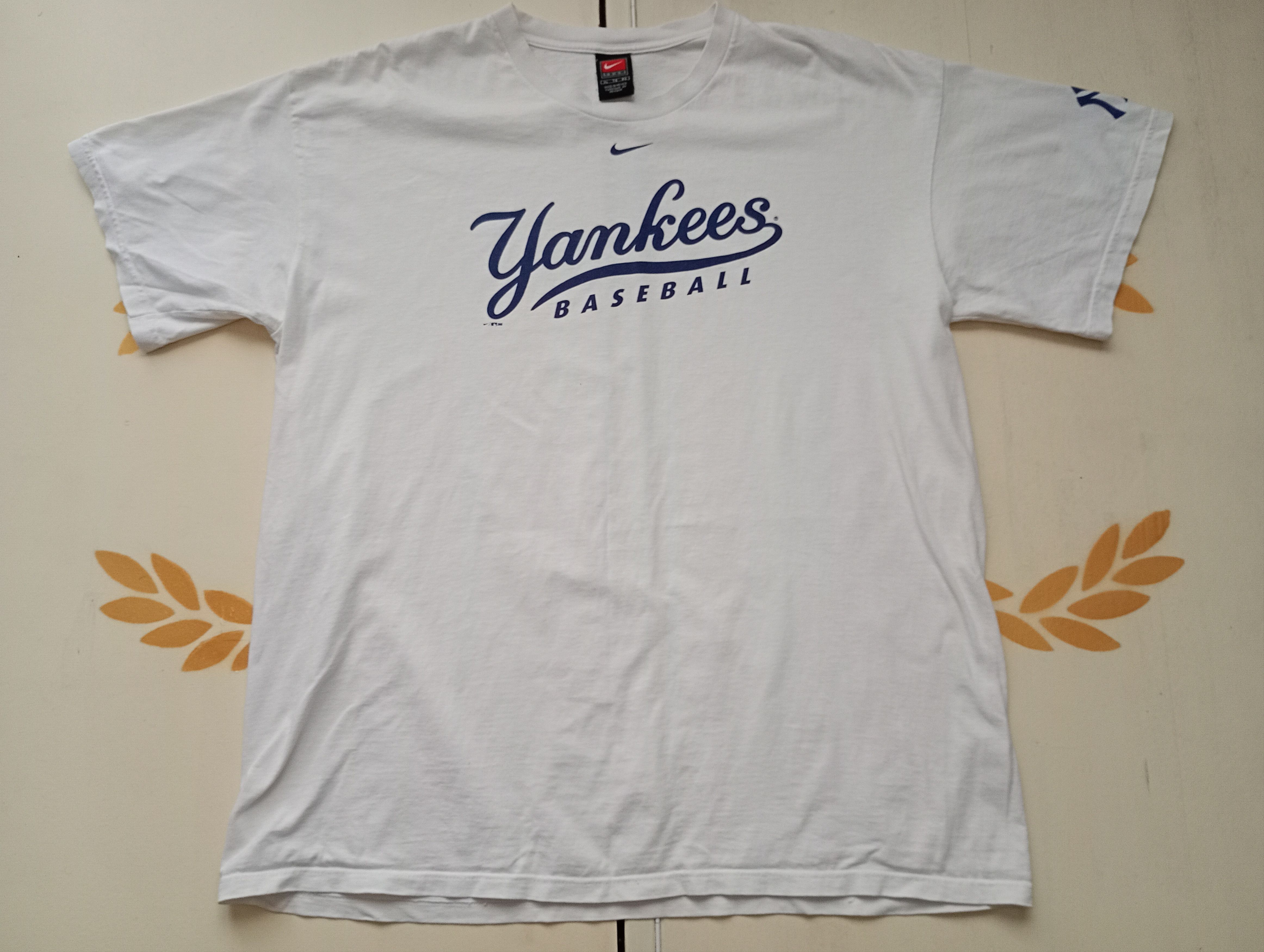 Nike Nike NY Yankees Baseball T-Shirt 2002 Size US XL / EU 56 / 4 - 2 Thumbnail