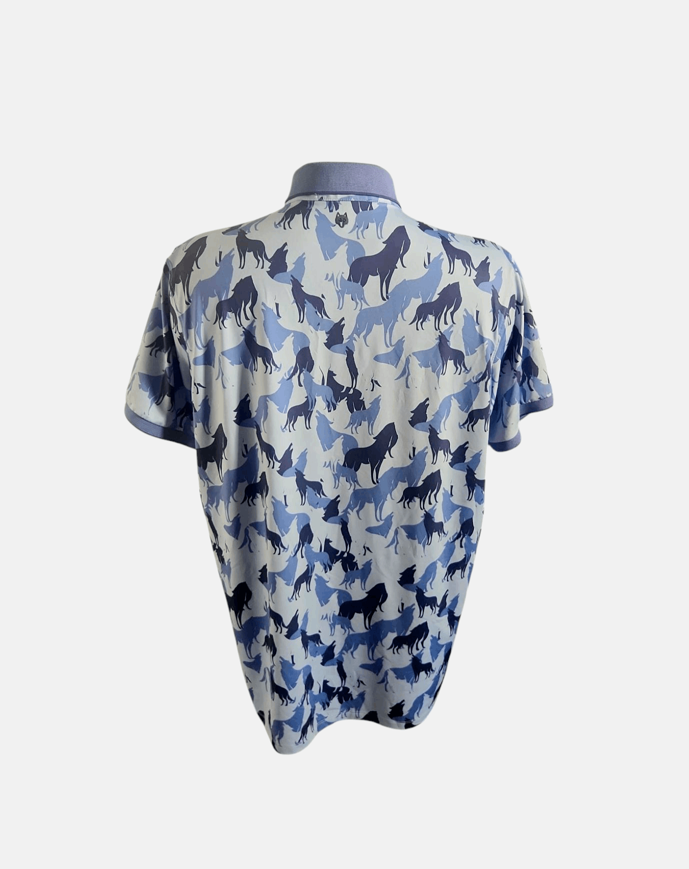 Grenson Greyson Golf Polo Shirt Size Large Men's Blue Howling Wolves Size US L / EU 52-54 / 3 - 3 Thumbnail