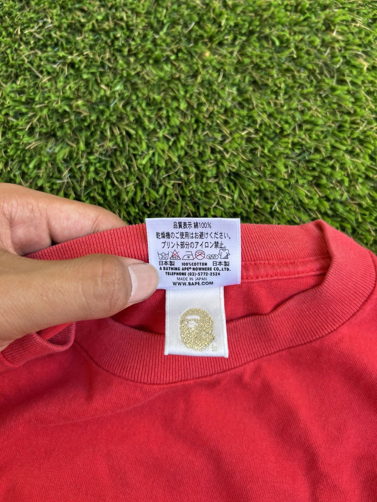 Bape BAPE Made By Human Busy Ape Spellout Tee Size US M / EU 48-50 / 2 - 5 Thumbnail