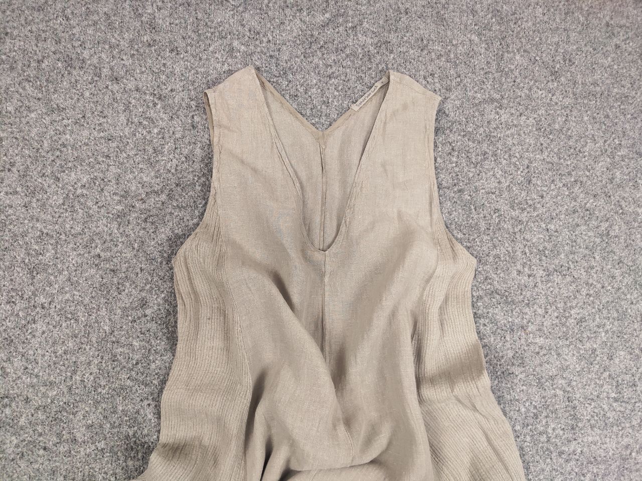 Transit Transit Par Such design Beige Linen A line Long Dress Size XL / US 12-14 / IT 48-50 - 4 Thumbnail