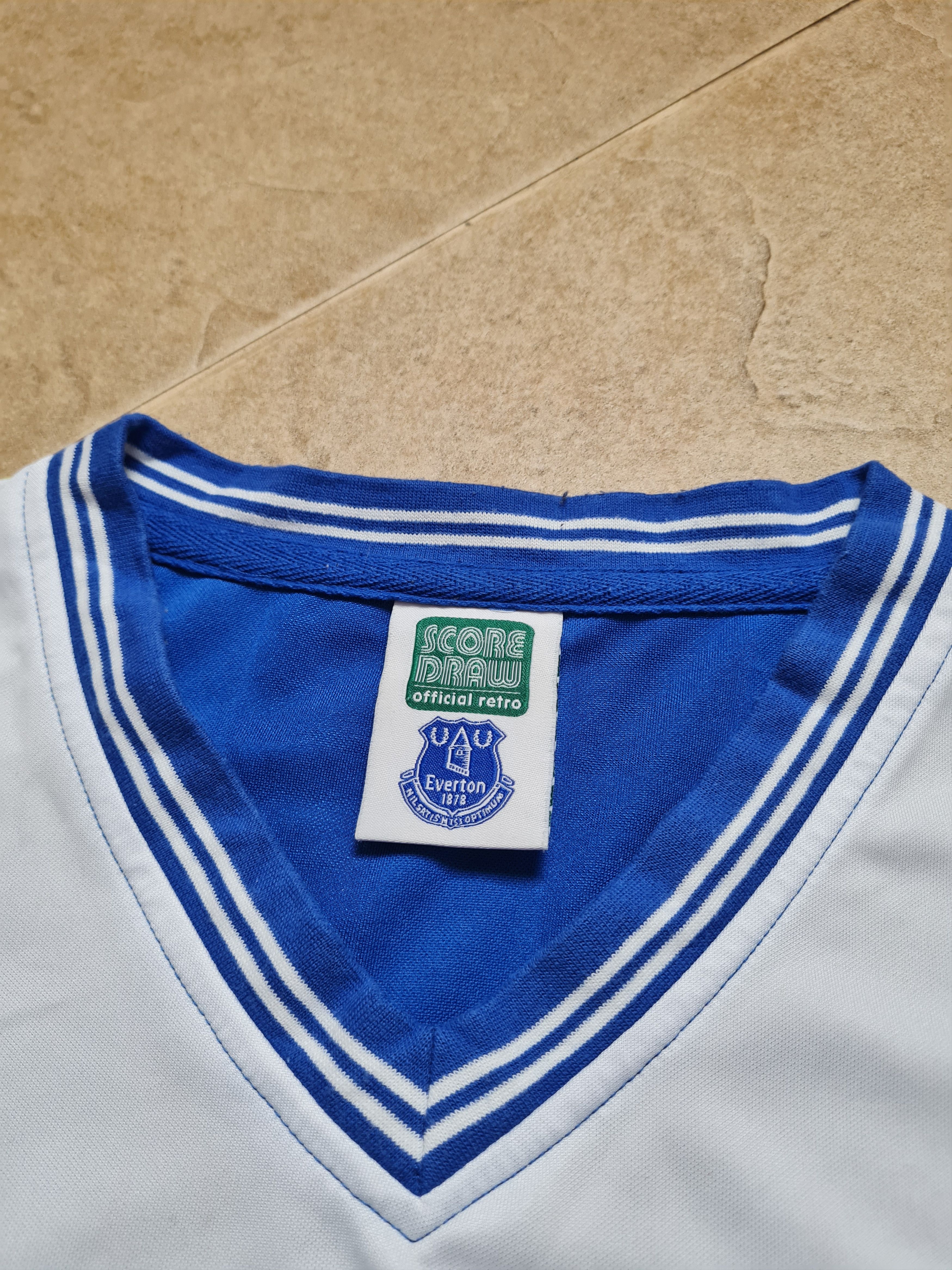 Other SOCCER SHIRT RETRO REPLICA FC EVERTON 1985/1986 JERSEY Size US XL / EU 56 / 4 - 13 Thumbnail
