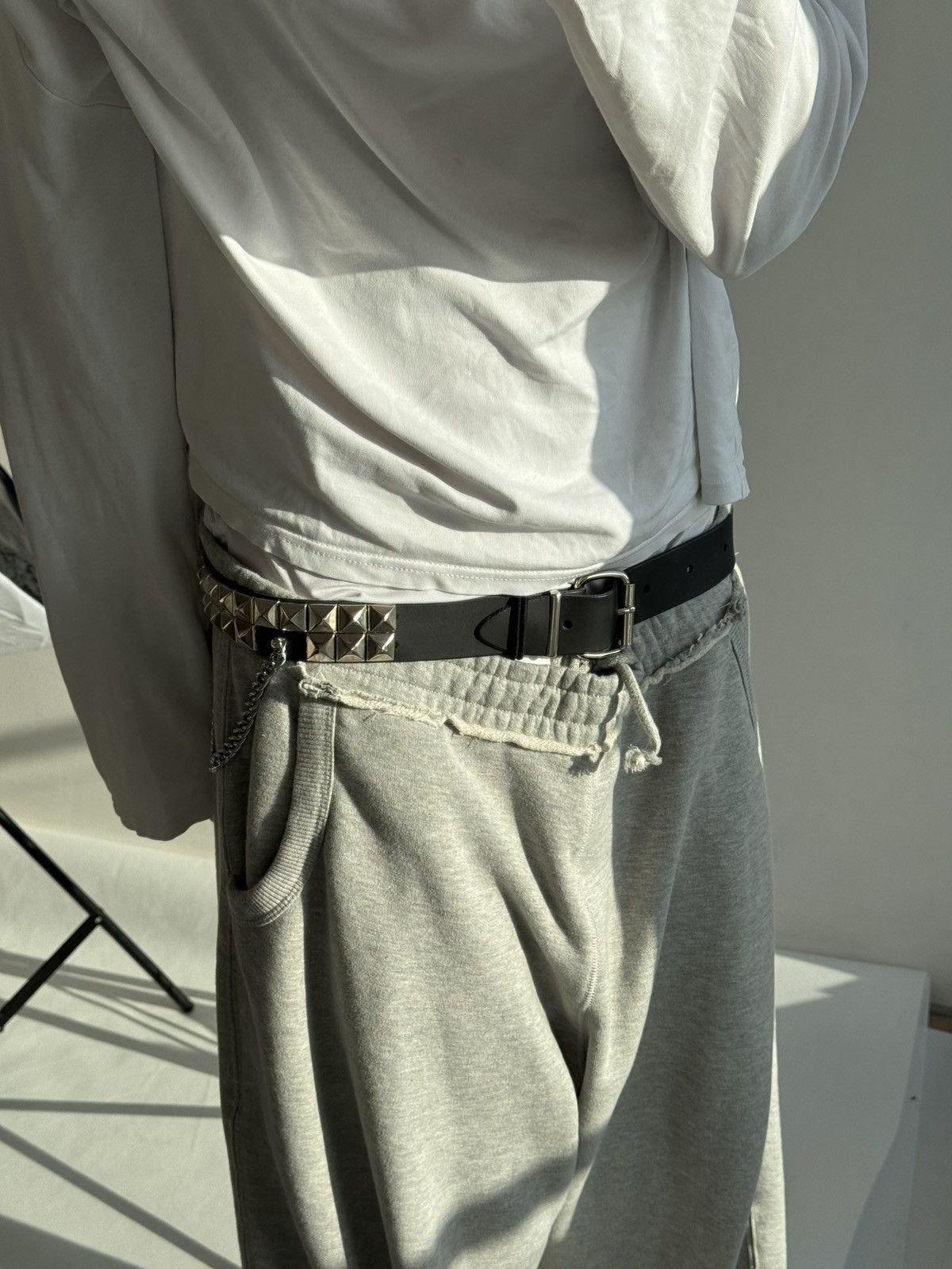 Hysteric Glamour × Japanese Brand Vintage Belts Y2K Rhinestones Punk leather belt Japanese Size ONE SIZE - 7 Thumbnail