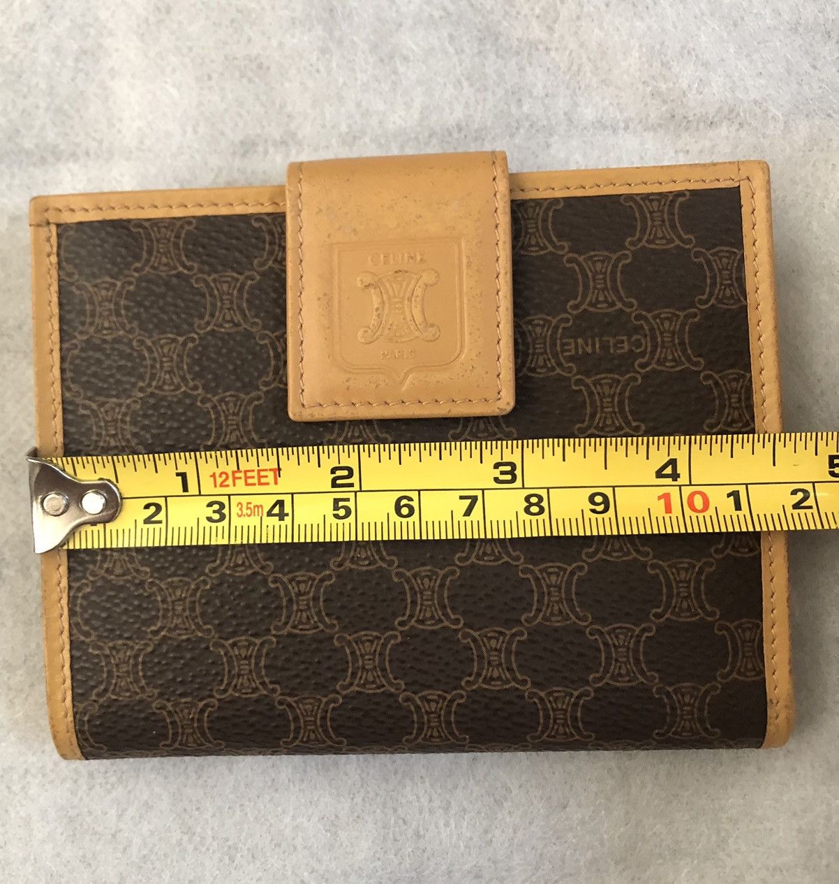 Celine Vintage Celine Macadam Wallet Size ONE SIZE - 18 Thumbnail