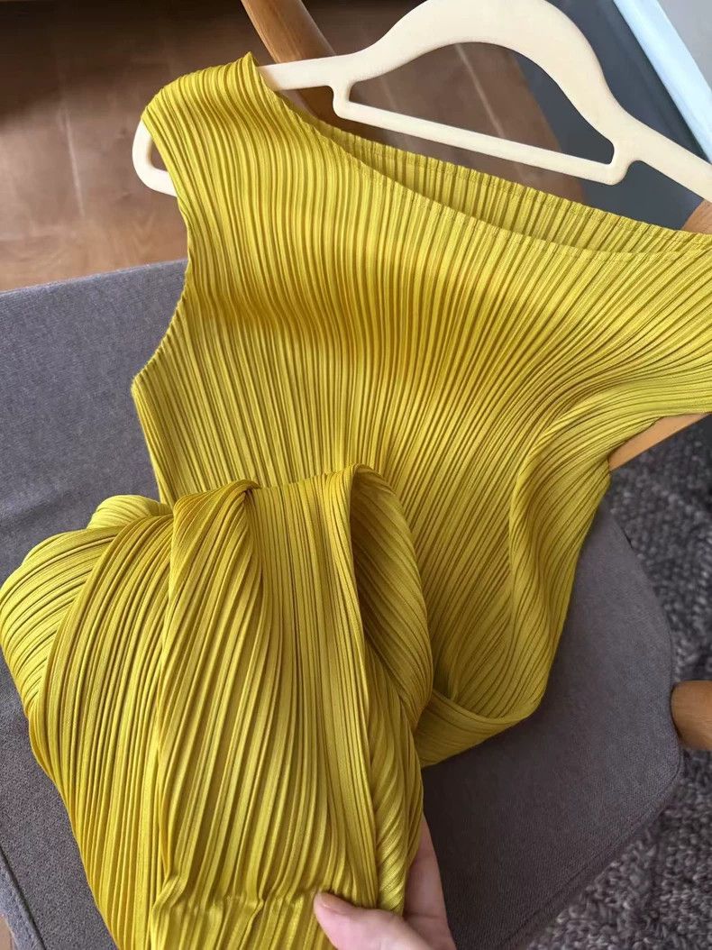 Other Issey Miyake size:2 Yellow dress Size M / US 6-8 / IT 42-44 - 2 Thumbnail