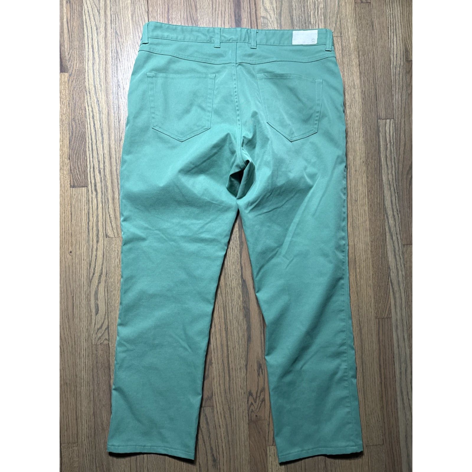 Peter Millar Peter Millar Crown Sport Pants Men 34x29 Green 5-Pocket Chino Straight Fit Euro: MF20EB66FB EUC Size US 34 / EU 50 - 2 Thumbnail
