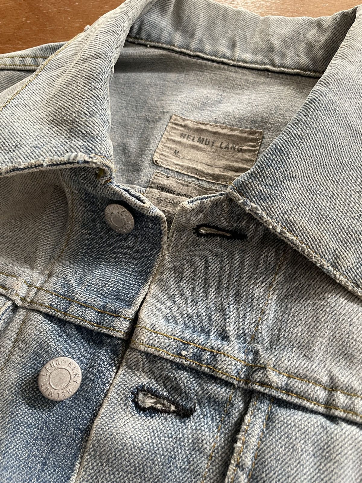 Helmut Lang Helmut Lang 1999 Type 3 Denim Trucker Jacket Size US M / EU 48-50 / 2 - 3 Thumbnail