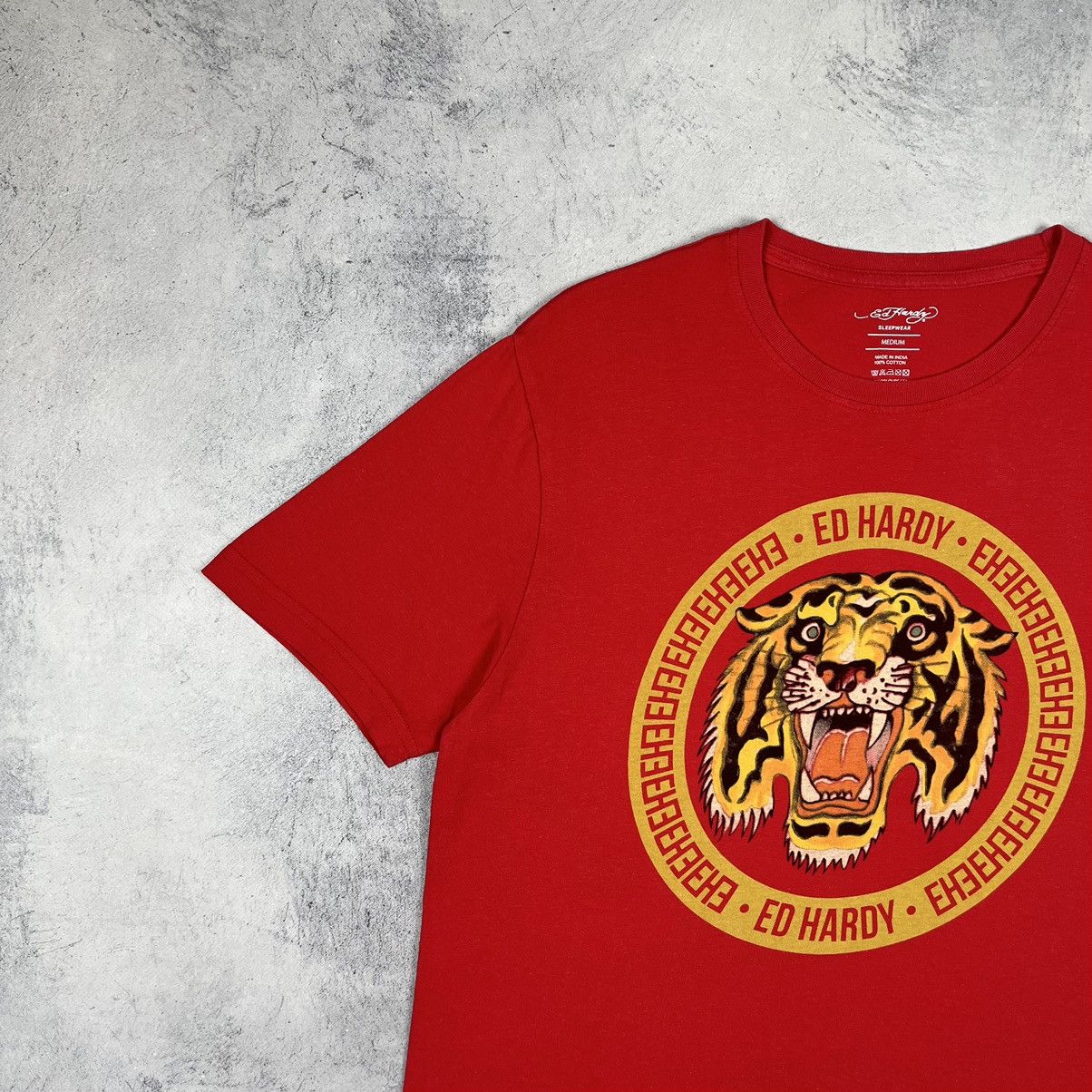 Ed Hardy Vintage Ed Hardy Tiger y2k big logo tee 90’s Size US M / EU 48-50 / 2 - 7 Thumbnail