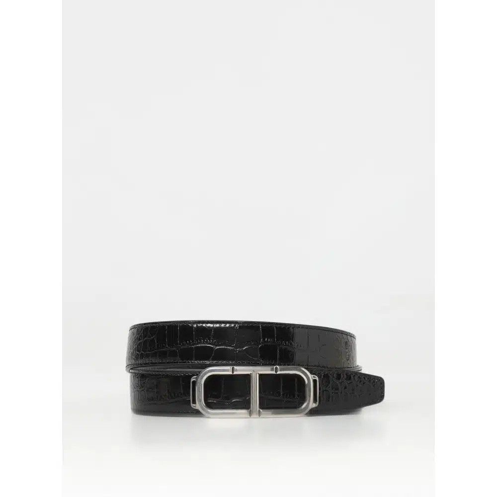Tom Ford o1loc1c0825 TB297 Size: 110 / Croc Stadium T-Belt in Black Size 44 - 1 Preview