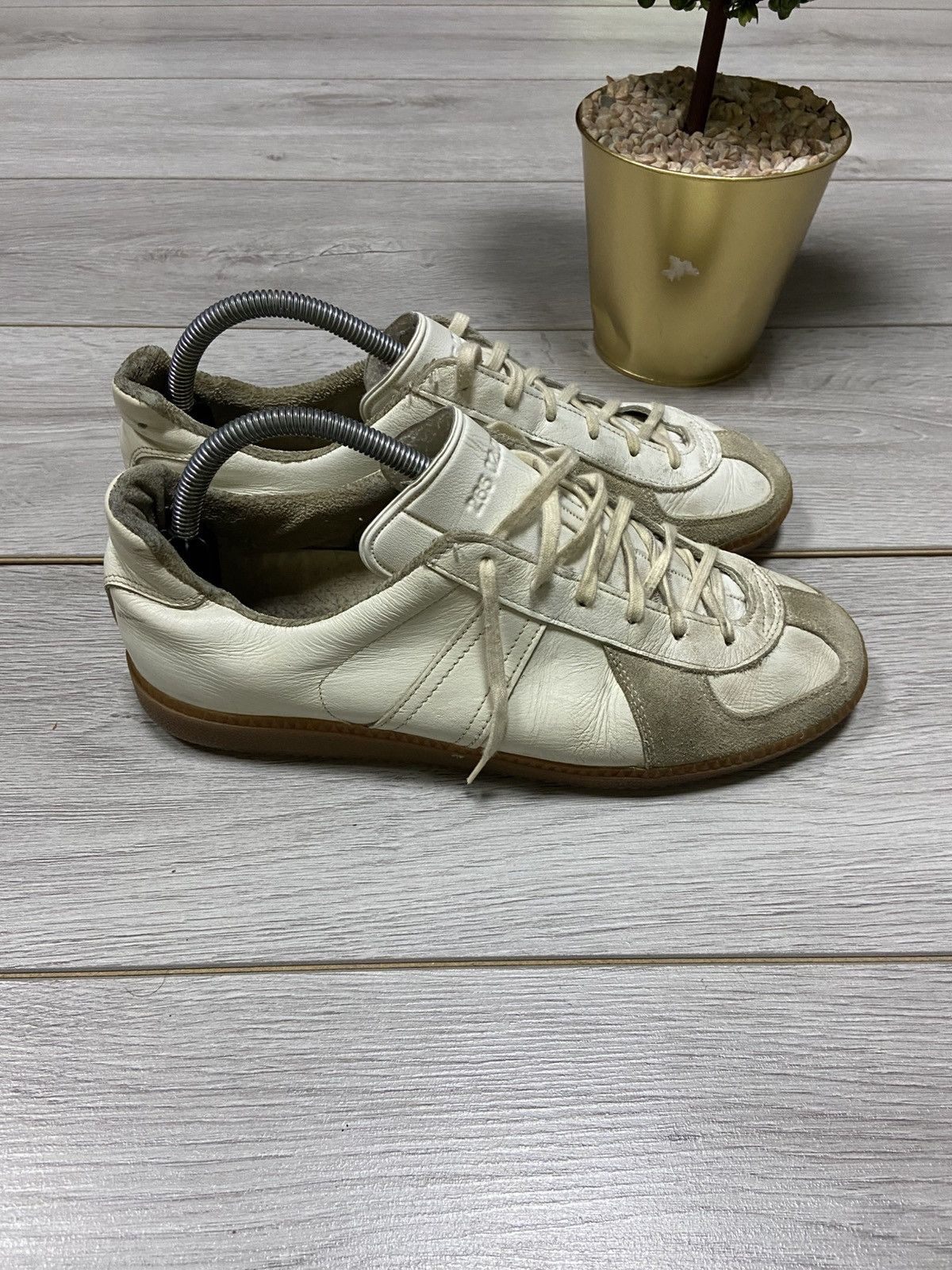 Vintage BW-sport 265 Maison Margiela style vintage leather trainers Size US 8 / EU 41 - 3 Thumbnail