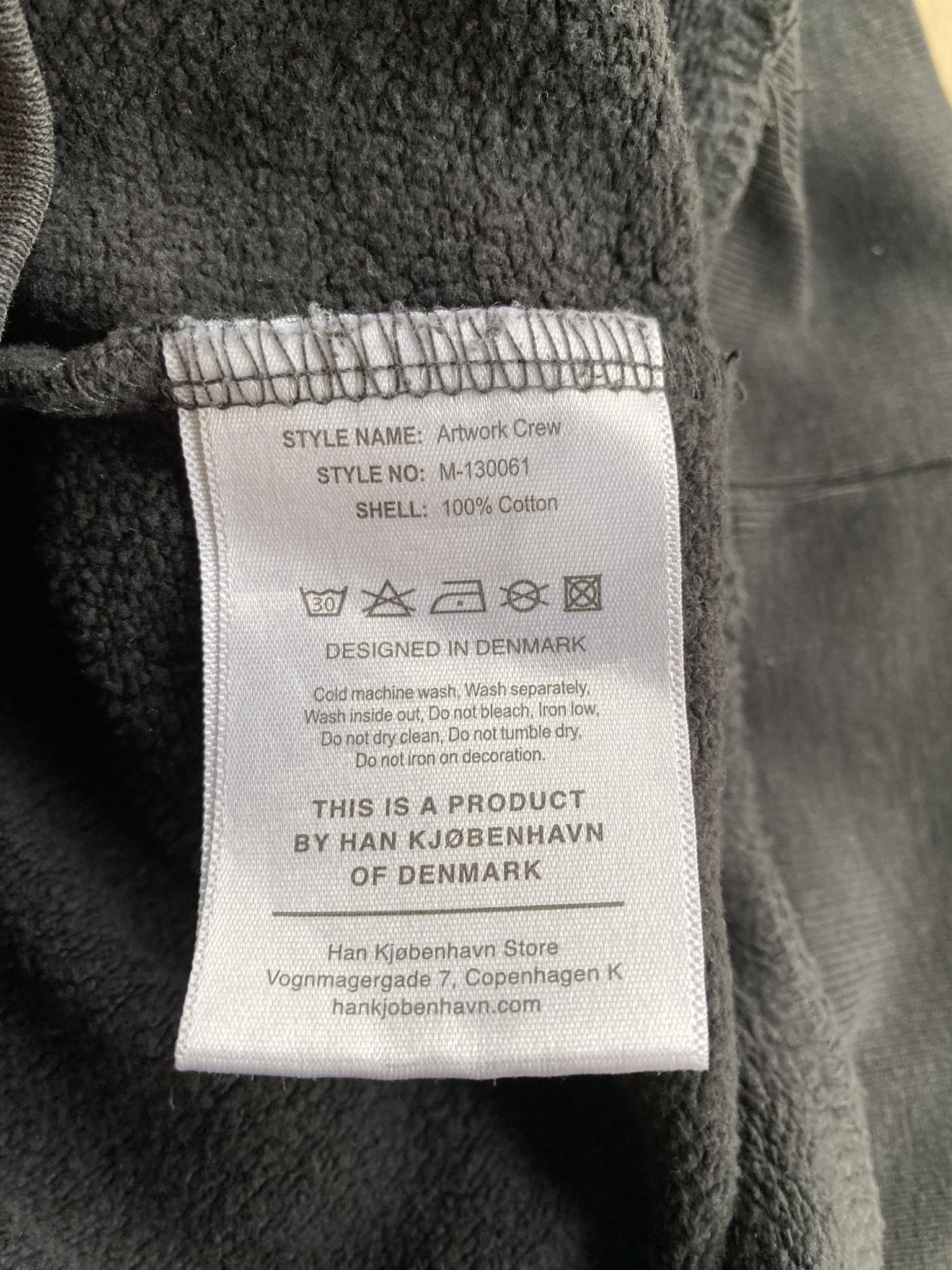 Han Kjobenhavn 48/M - Black Artwork Crew Size US M / EU 48-50 / 2 - 7 Thumbnail