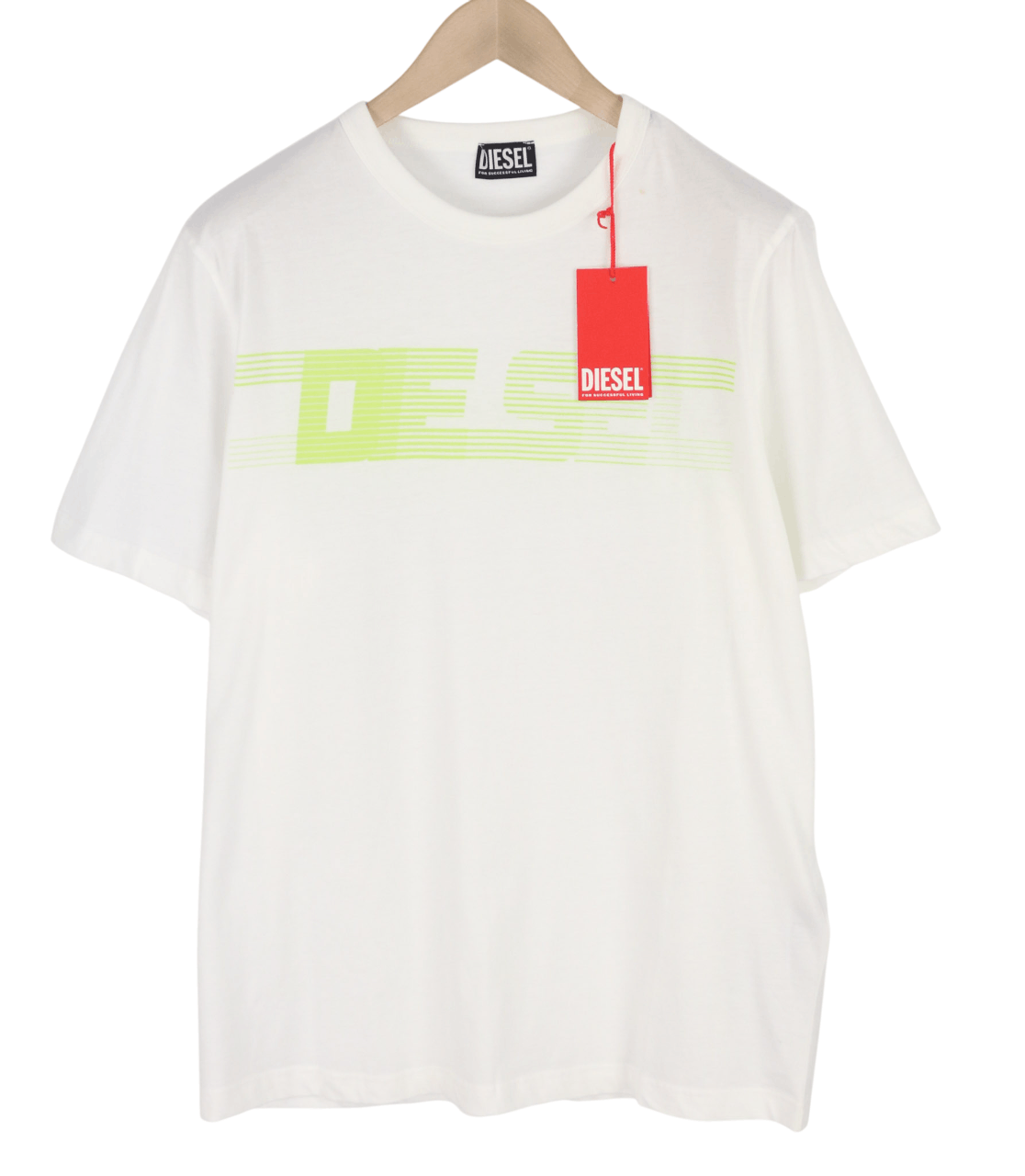 Diesel T-JUST-E19 L Short Sleeve Logo Light Tee 40250 Size US L / EU 52-54 / 3 - 1 Thumbnail