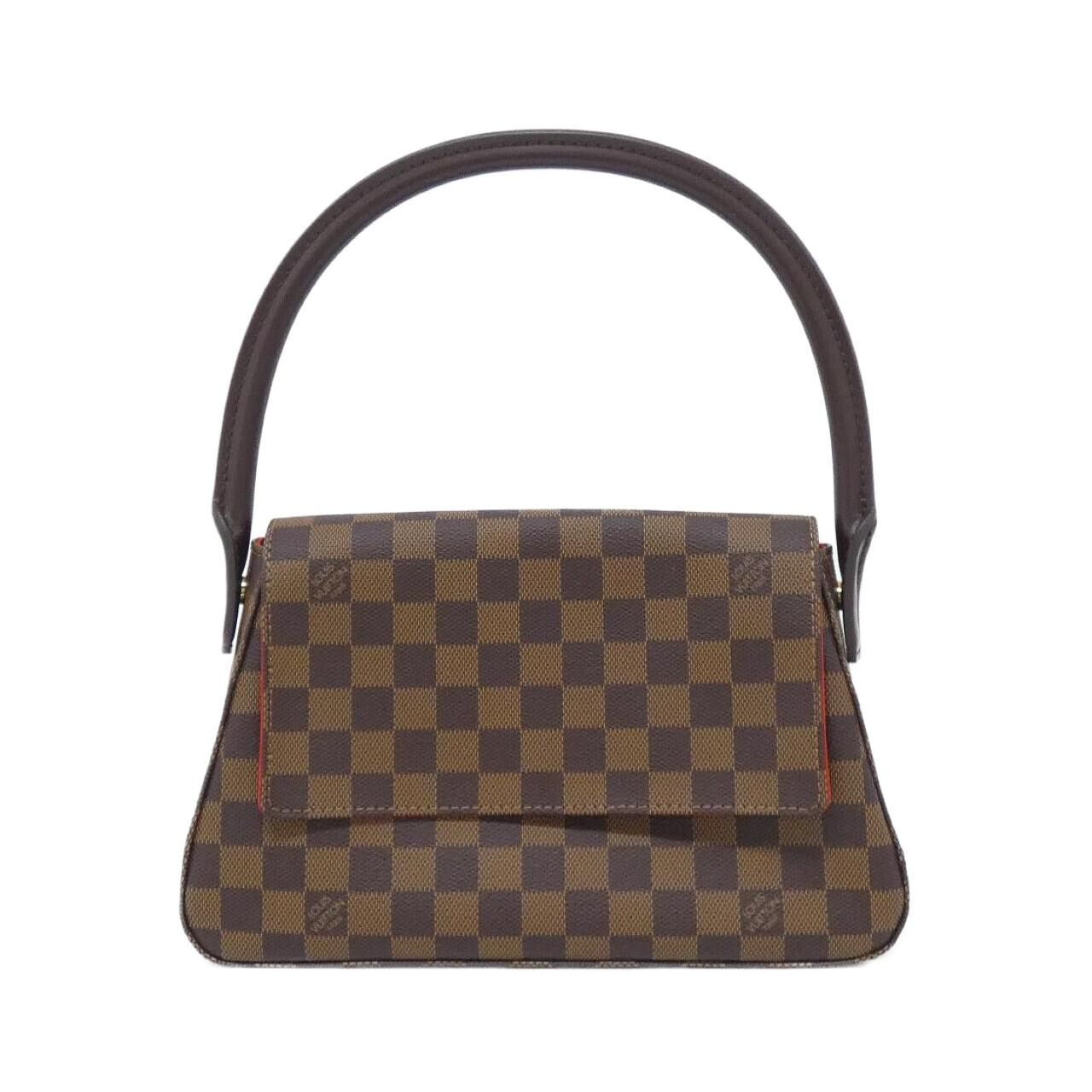 Louis Vuitton Louis Vuitton Louis Vuitton Mini Looping Damier Shoulder Bag Textile Shoulder Bag N51158 DUTY FREE for USA Size ONE SIZE - 1 Thumbnail
