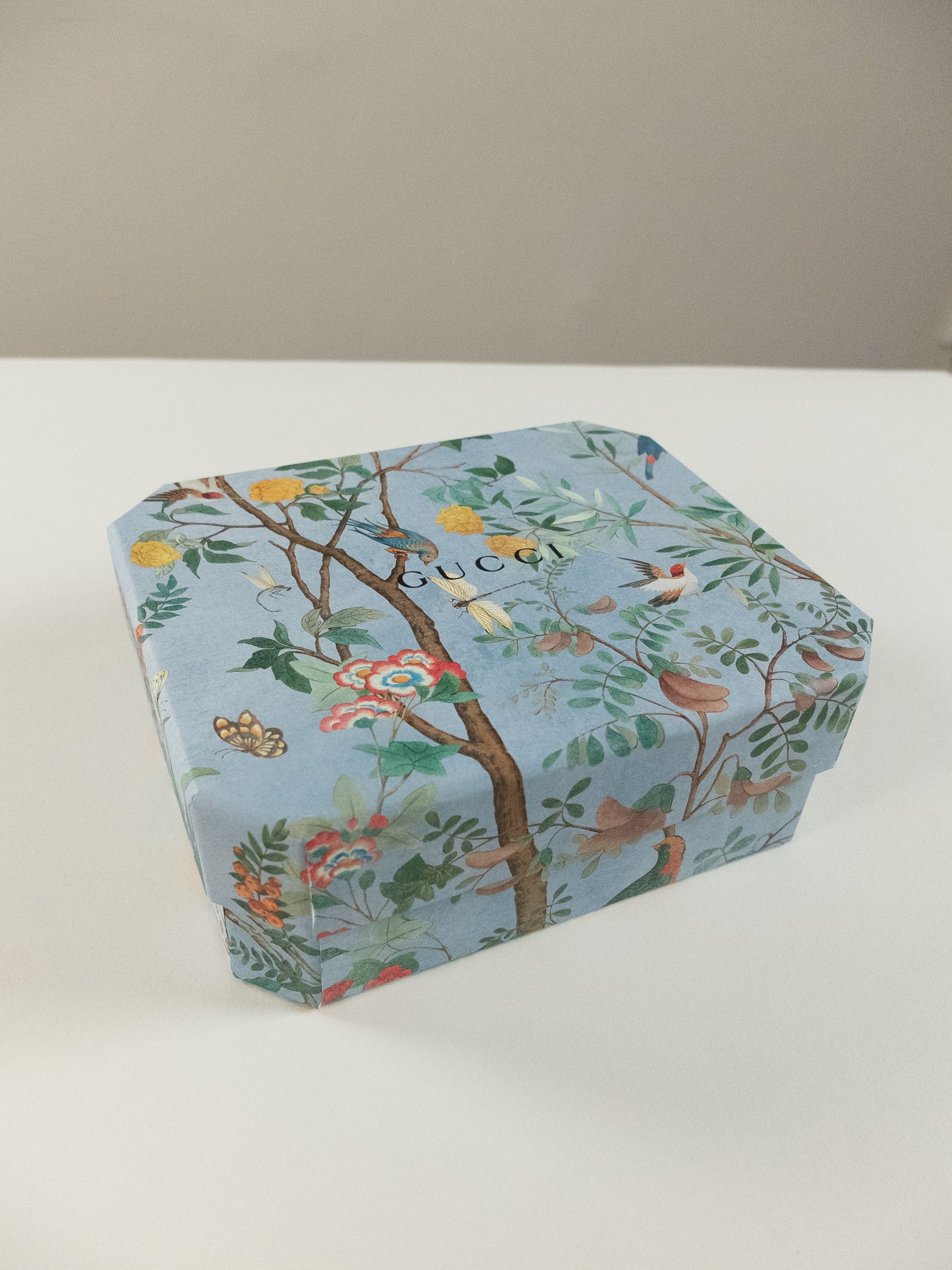 Gucci GUCCI blue Tian bird flower nature print card envelope set Size ONE SIZE - 1 Thumbnail