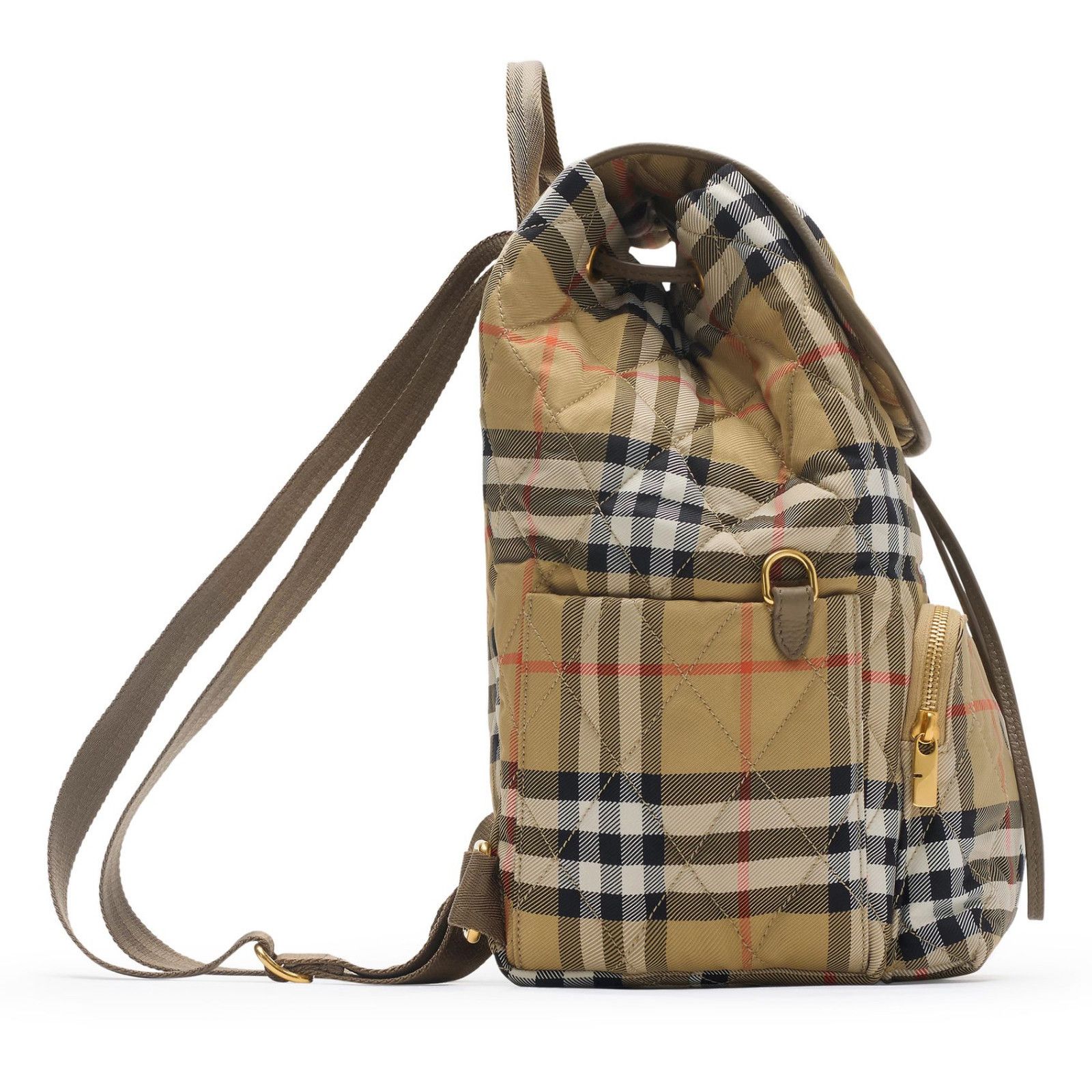 Burberry BURBERRY Horseshoe Beige Backpack New Size ONE SIZE - 4 Thumbnail