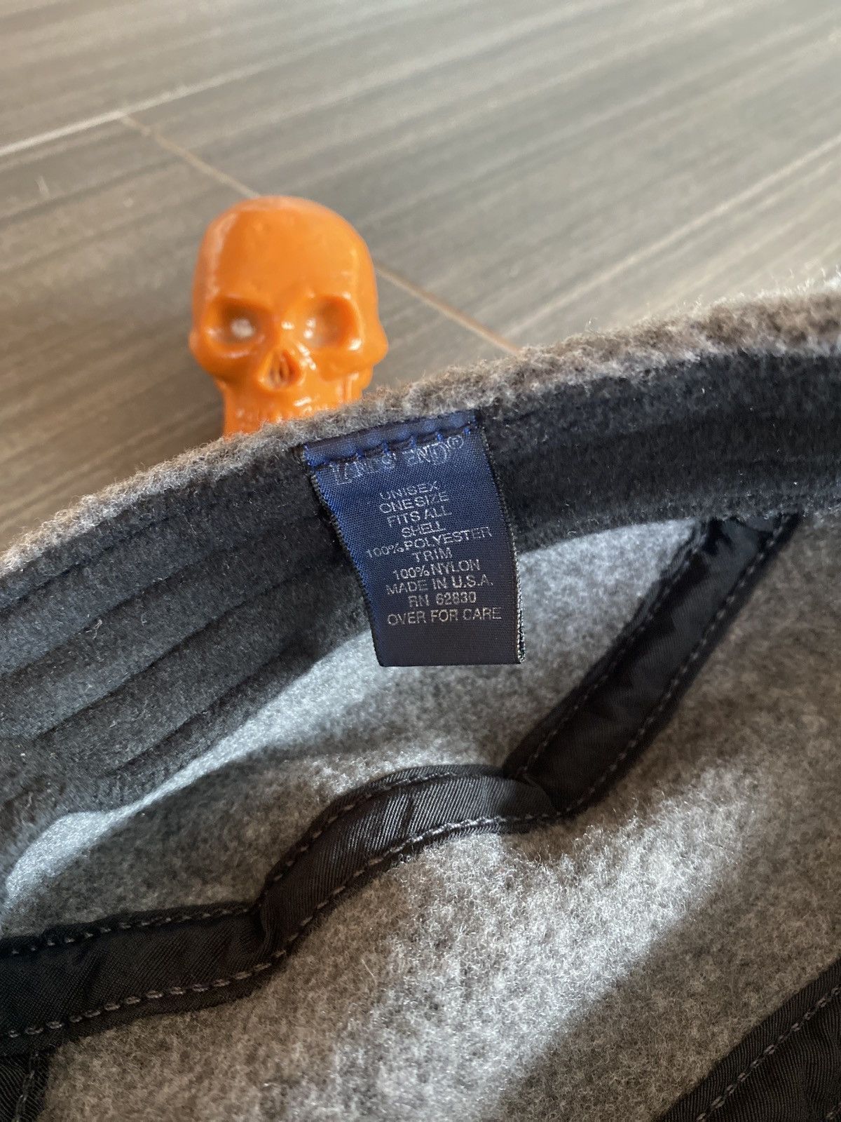 Lands' End × Vintage 90s usa made fleece cap Size ONE SIZE - 3 Thumbnail