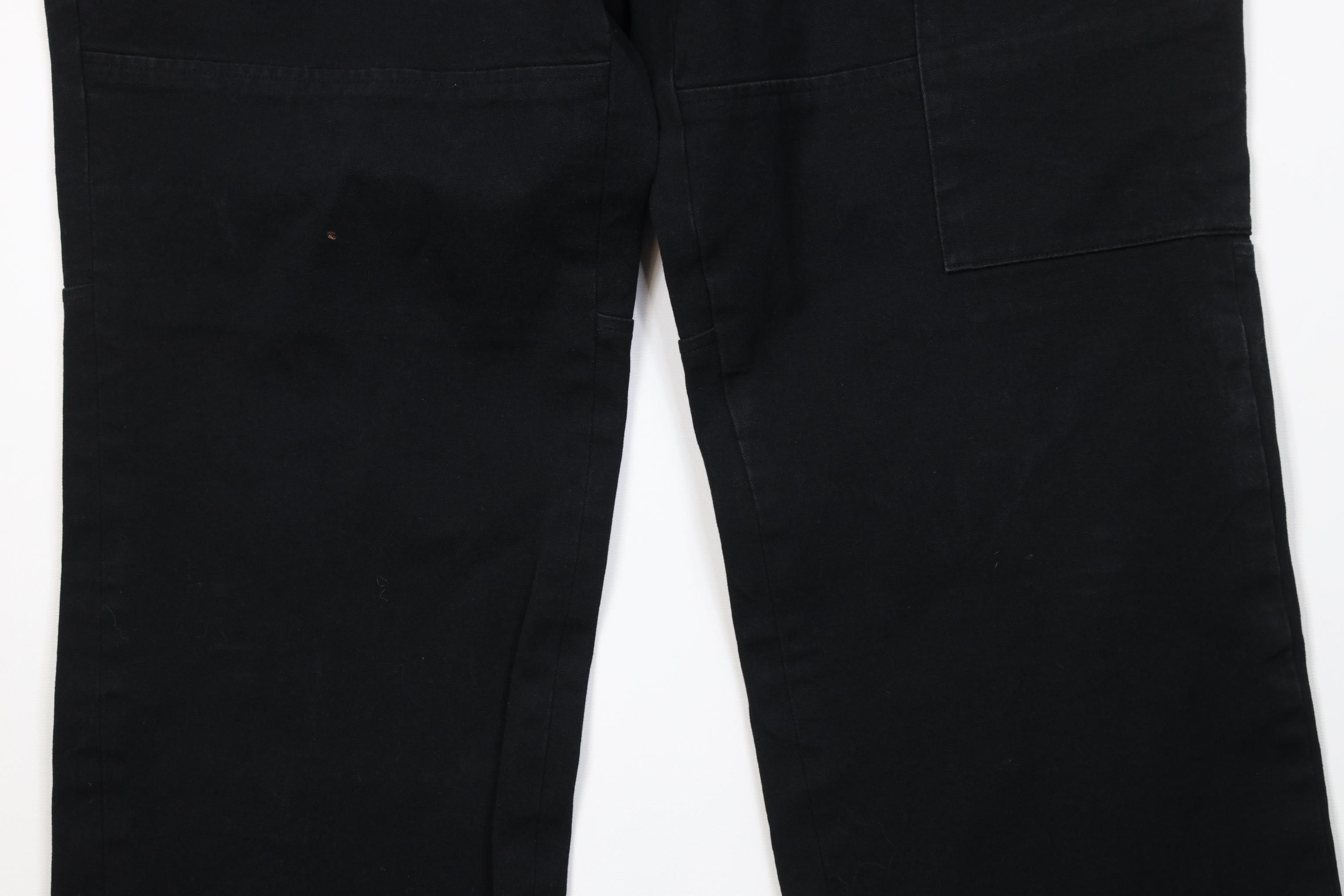 Polo Ralph Lauren Vintage 90s Ralph Lauren Flared Wide Leg Cargo Jeans Black Size 36" / US 14 / IT 50 - 3 Thumbnail