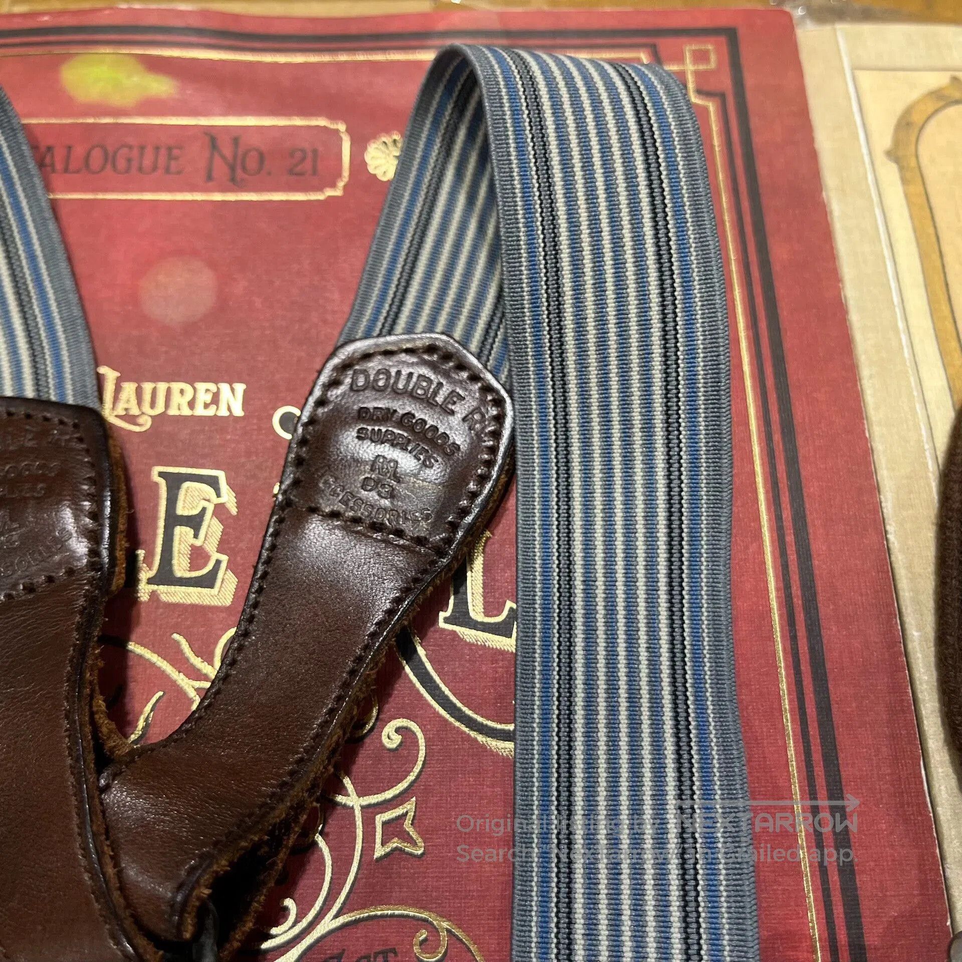 RRL Ralph Lauren RRL Vintage Striped Suspenders by Ralph Lauren. Size ONE SIZE - 5 Thumbnail