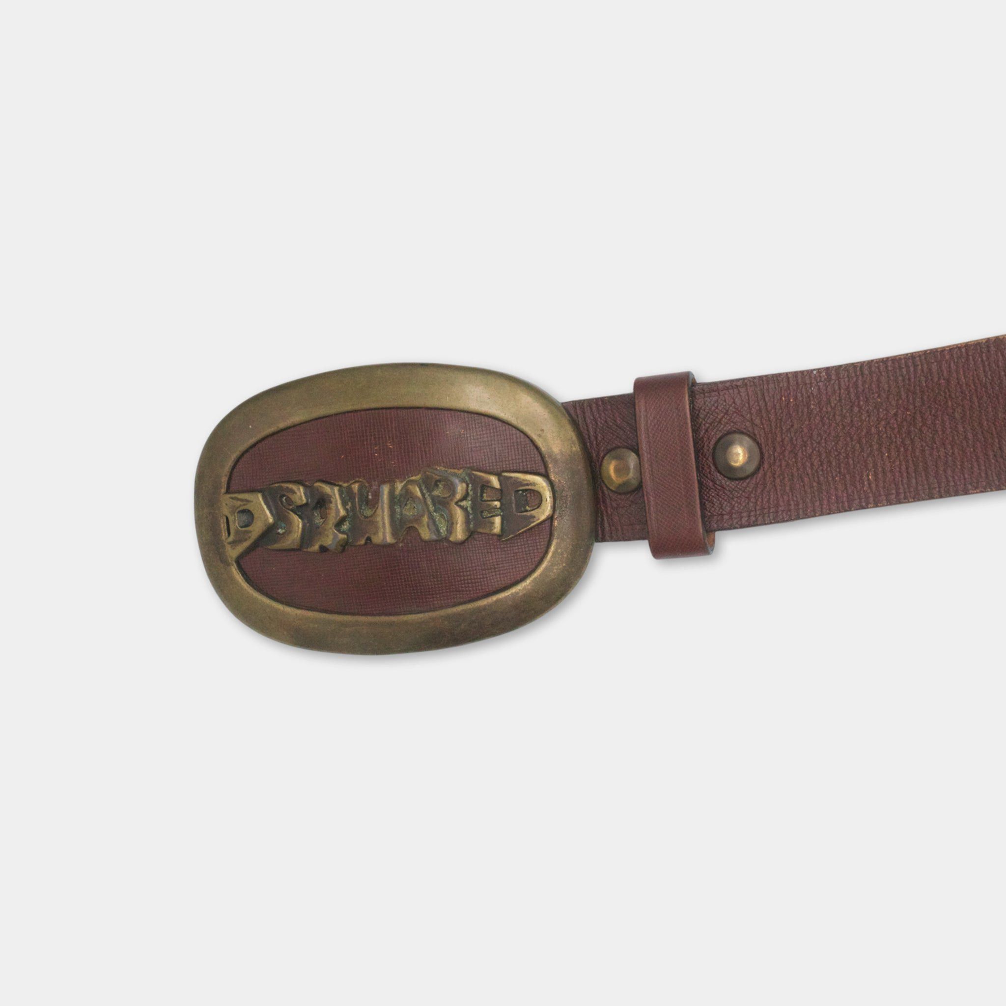 Dsquared2 Dsquared2 2000's Logo Buckle Belt Size ONE SIZE - 1 Thumbnail