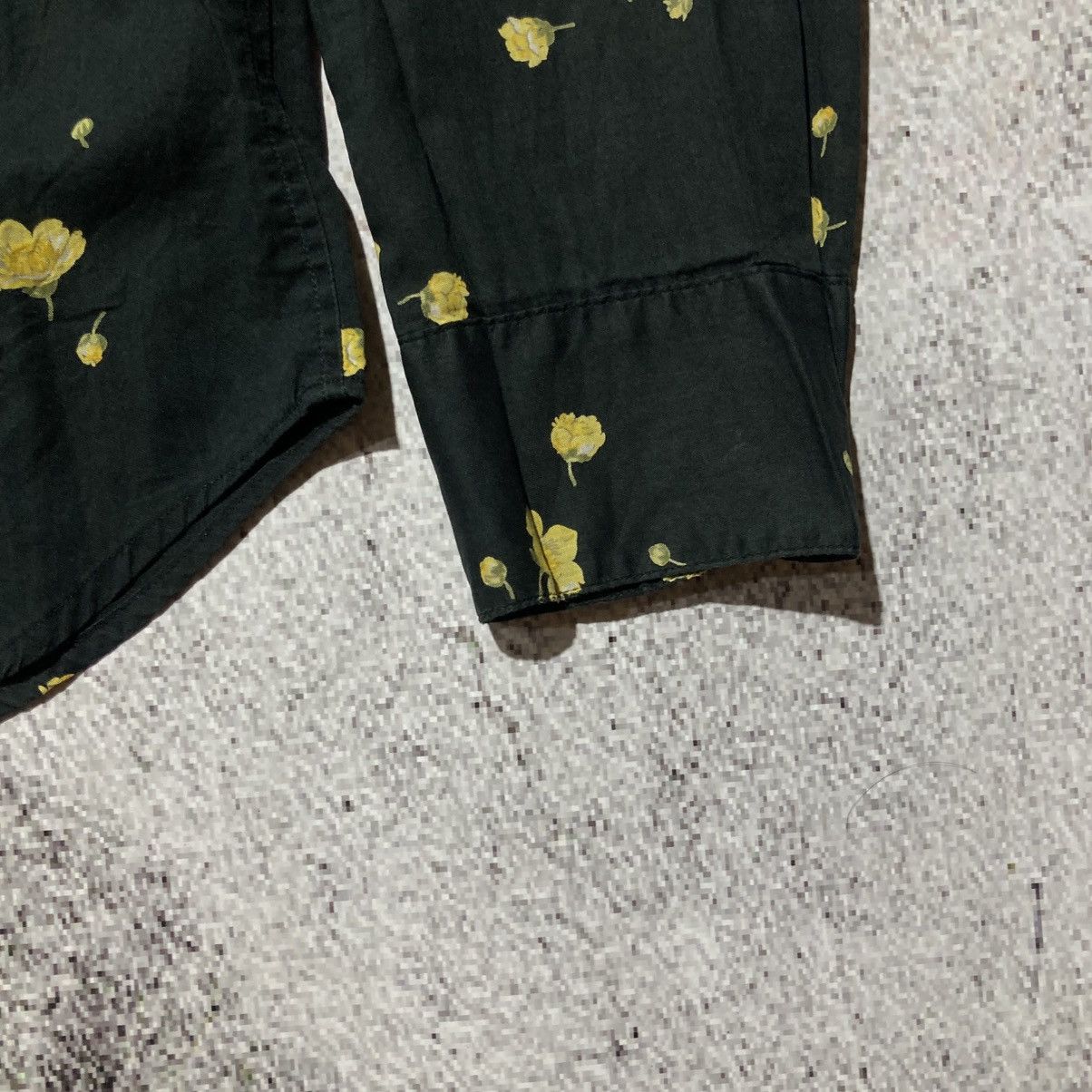 agnes b. 🇫🇷Vintage agnes b. Paris Flowers Button Up Shirt Luxury Black Size US S / EU 44-46 / 1 - 6 Thumbnail