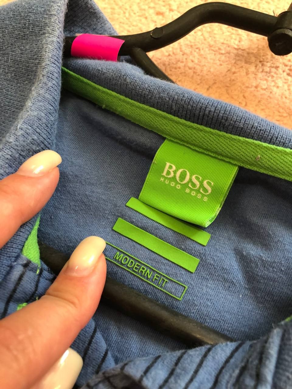 Hugo Boss Hugo Boss Polo Size US L / EU 52-54 / 3 - 2 Thumbnail