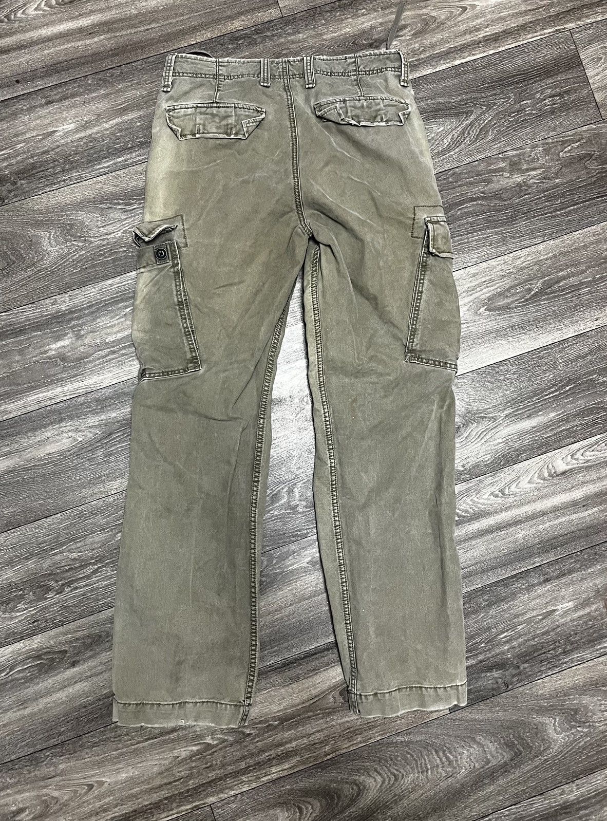 Vintage faded cargo pants Size US 34 / EU 50 - 2 Thumbnail