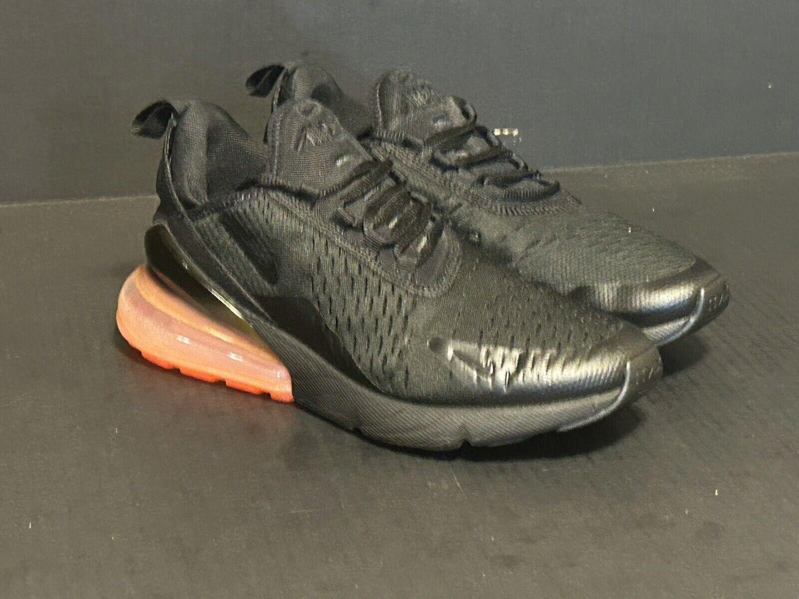 Nike Nike Men's Air Max 270 Black Hot Punch AH8050-010 Sz 6 Size US 6 / EU 39 - 2 Thumbnail