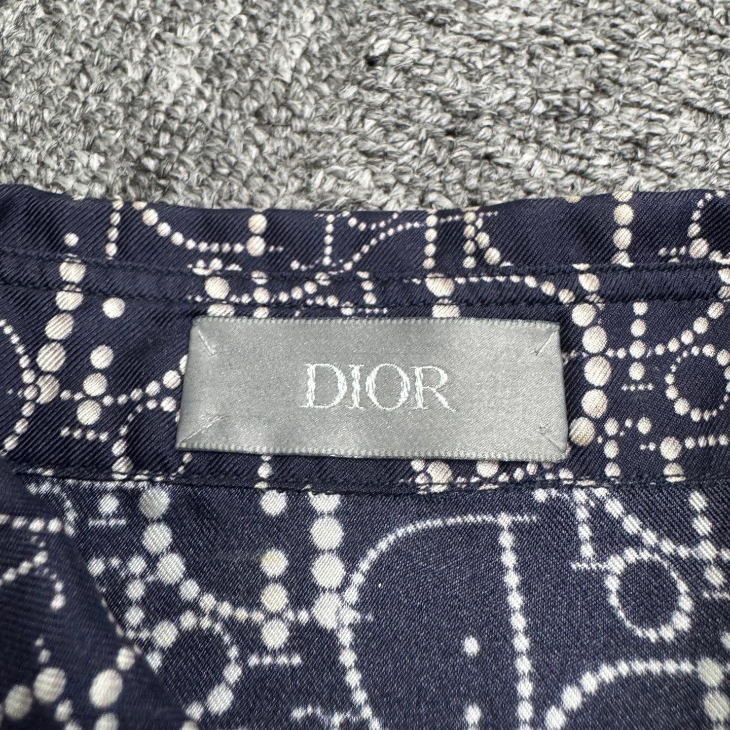 Dior Dior Oblique Silk Shirt Men's 38 Size US S / EU 44-46 / 1 - 2 Thumbnail