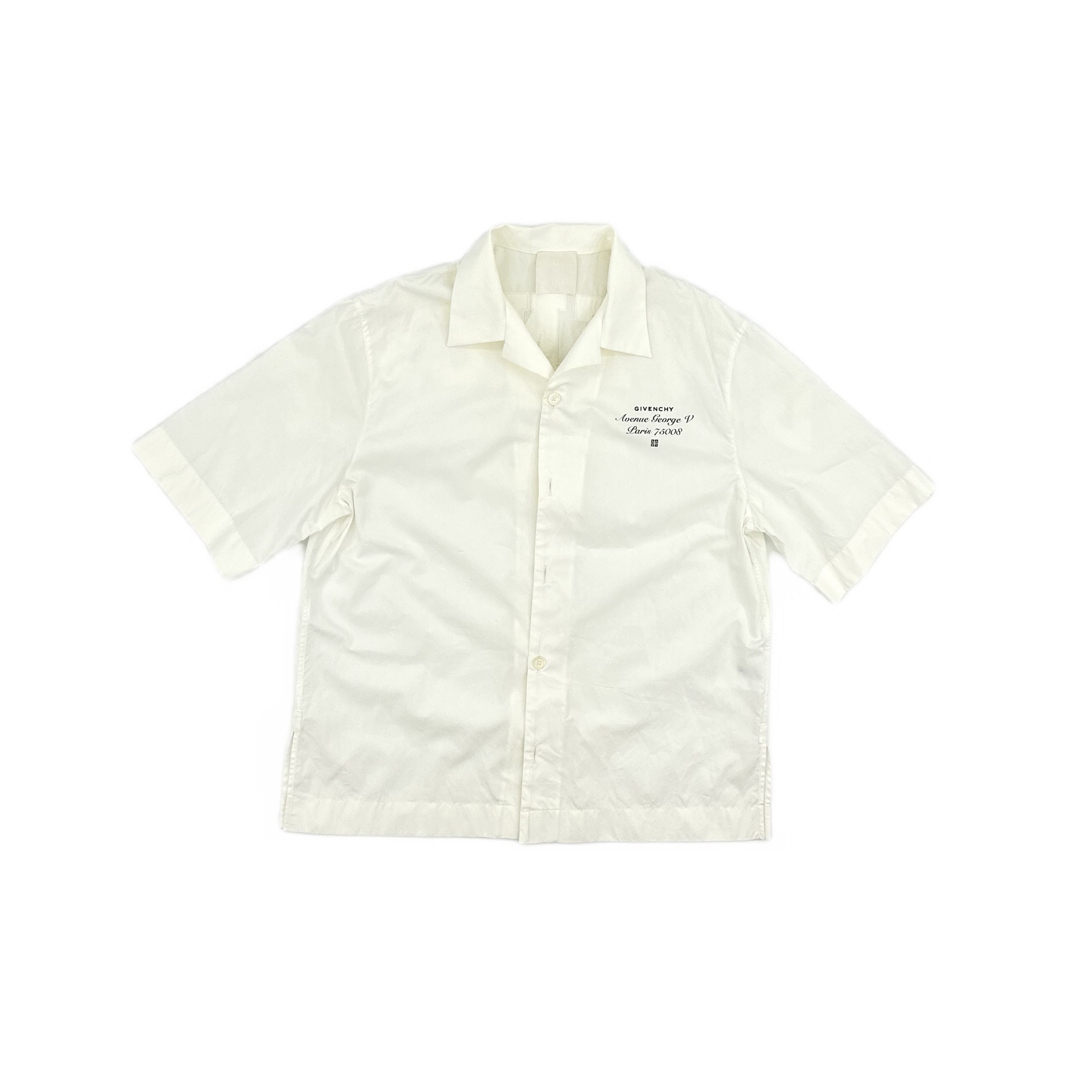 Givenchy Givenchy Logo Print Short Sleeve Shirt Size M Size US M / EU 48-50 / 2 - 1 Thumbnail