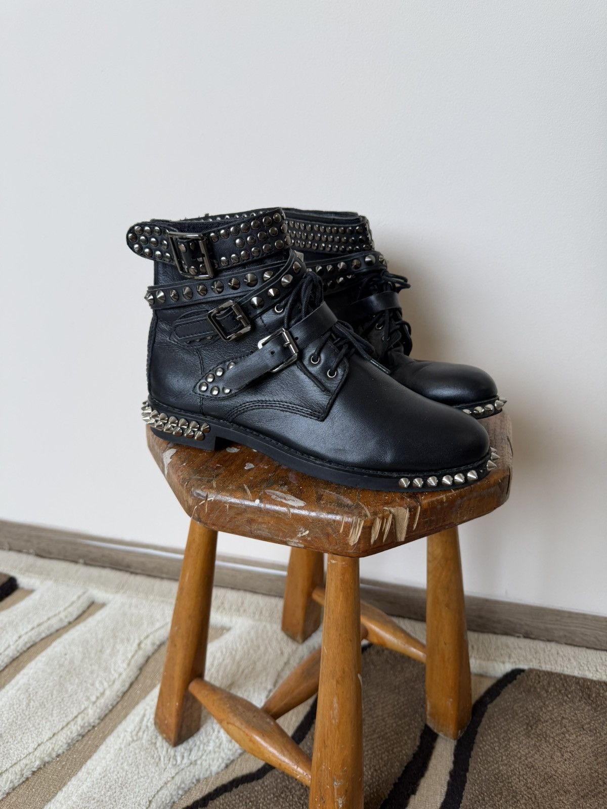 Yves Saint Laurent YvesSaintLaurent Luxury Biker Goth Archive Boots Size US 6 / IT 36 - 5 Thumbnail