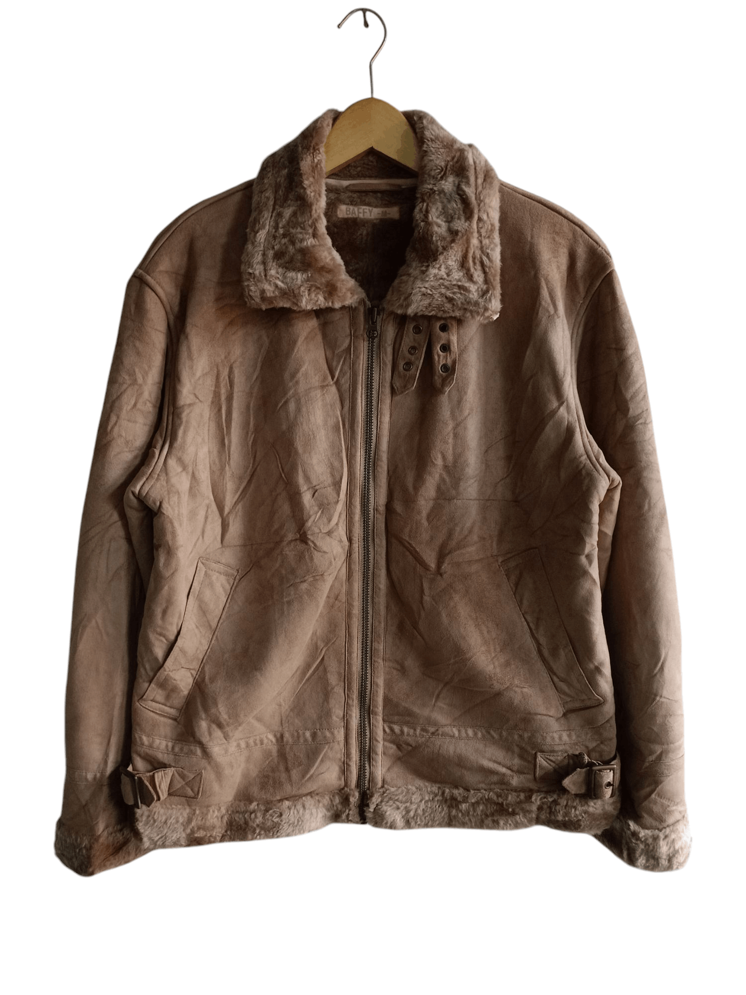 Japanese Brand × Vintage Baffy Suede Fur jacket Size US M / EU 48-50 / 2 - 1 Thumbnail