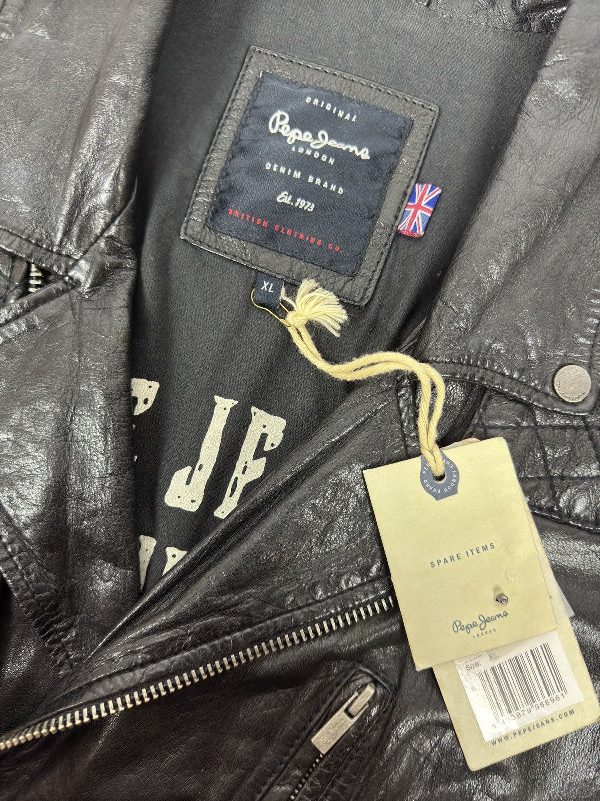 Other × Pepe Jeans × Vintage Pepe Jeans Lather Jacket Size US XL / EU 56 / 4 - 5 Thumbnail