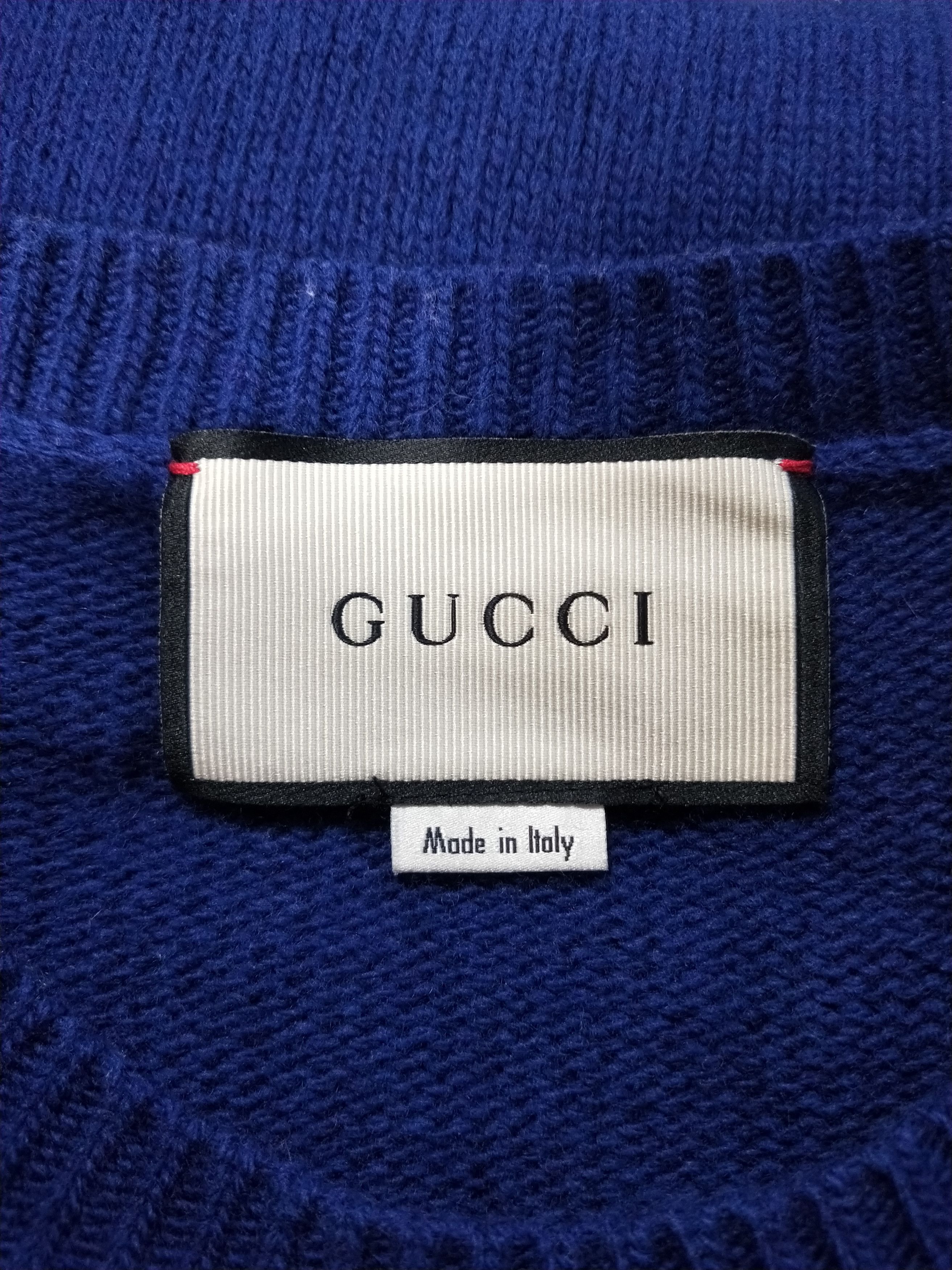 Gucci Wolf Knit Sweater Size US M / EU 48-50 / 2 - 4 Thumbnail