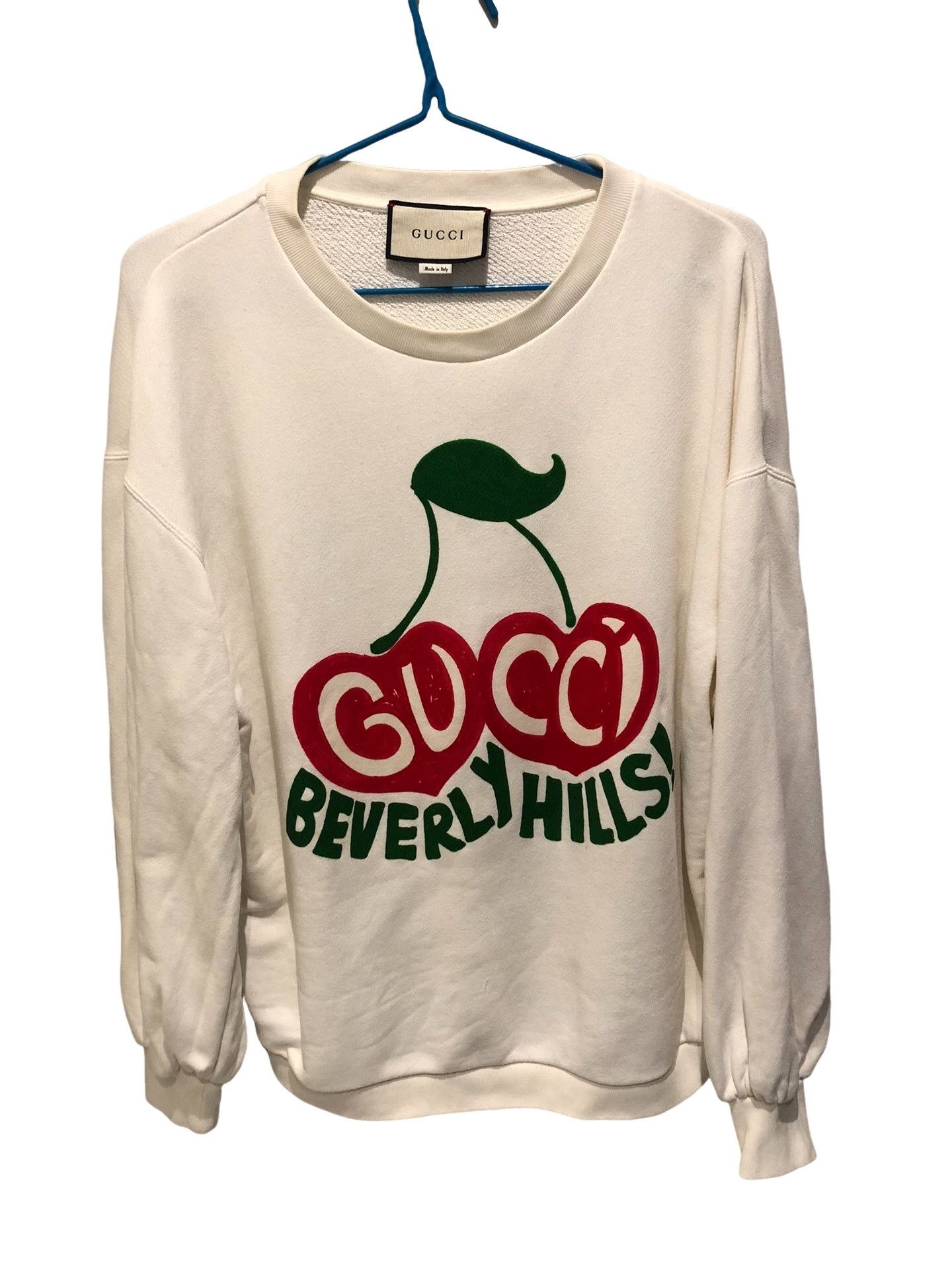 Gucci Gucci Cherry Beverly Hills Sweatshirt Size M Size US M / EU 48-50 / 2 - 1 Thumbnail