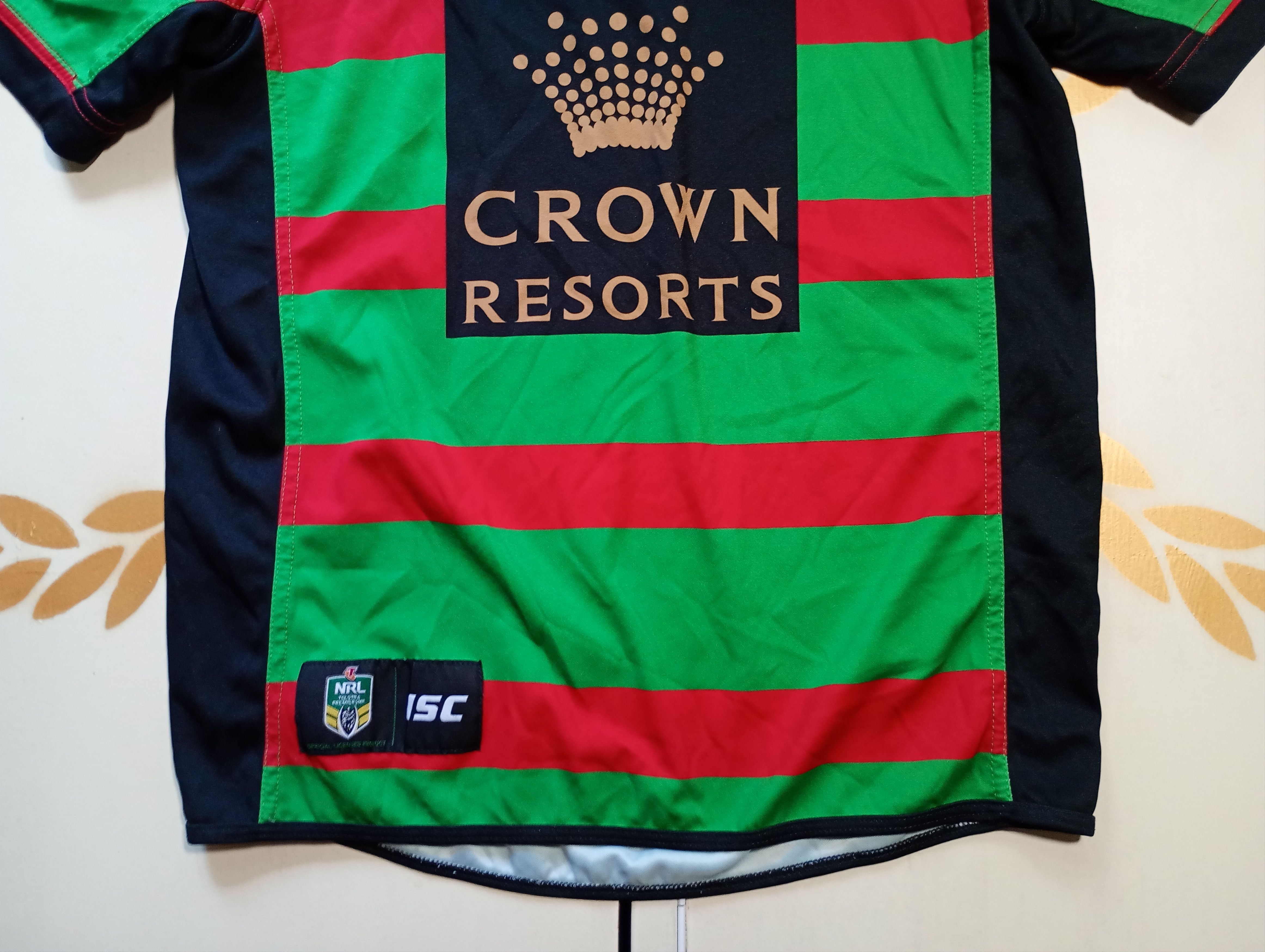Vintage ISC NRL South Sydney Rabbitohs Rugby Shirt 2016 Size US M / EU 48-50 / 2 - 4 Thumbnail