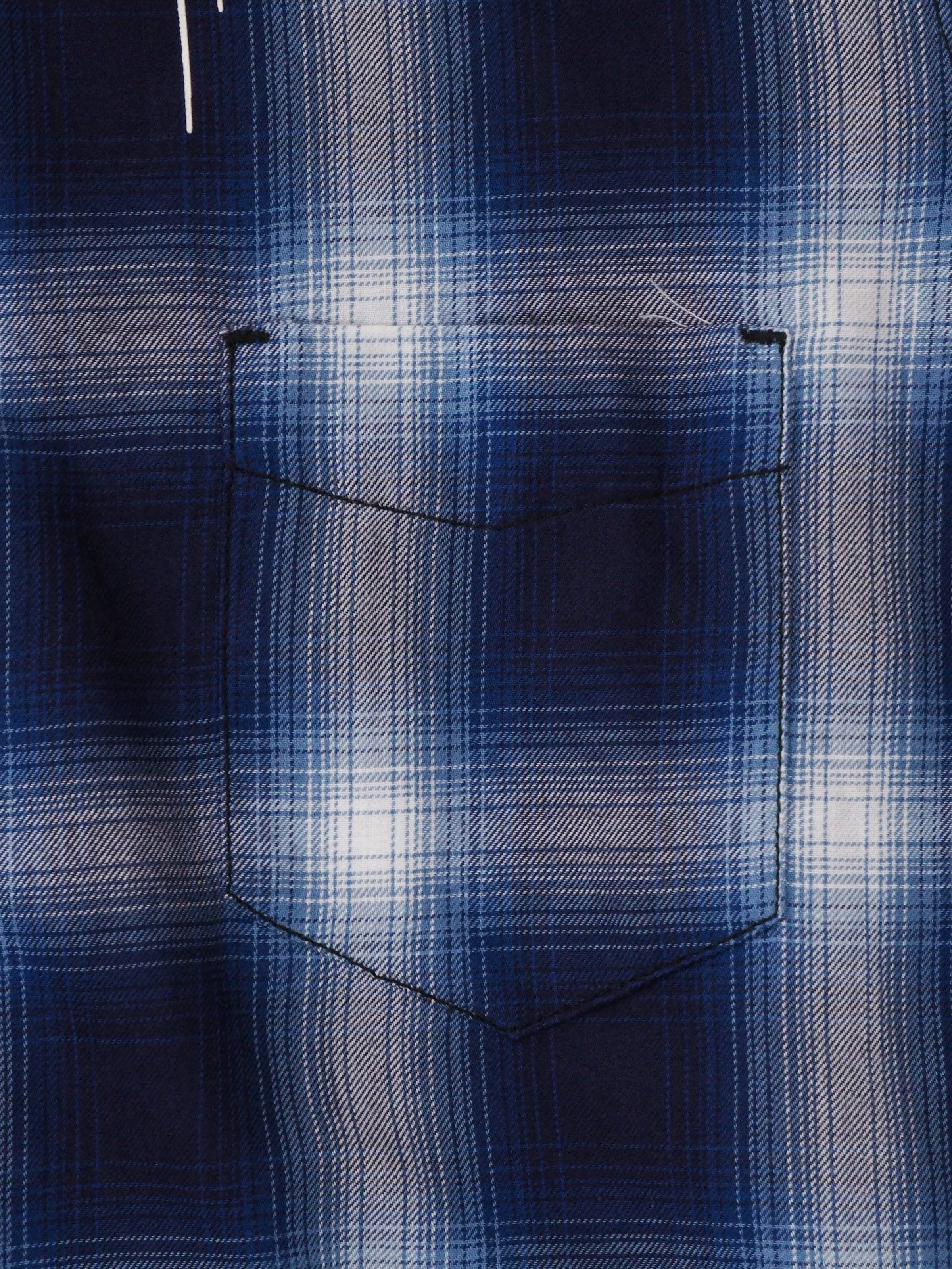 Japanese Brand LHP Japan Star Paint Plaid Flannel Shirt Size US L / EU 52-54 / 3 - 7 Thumbnail