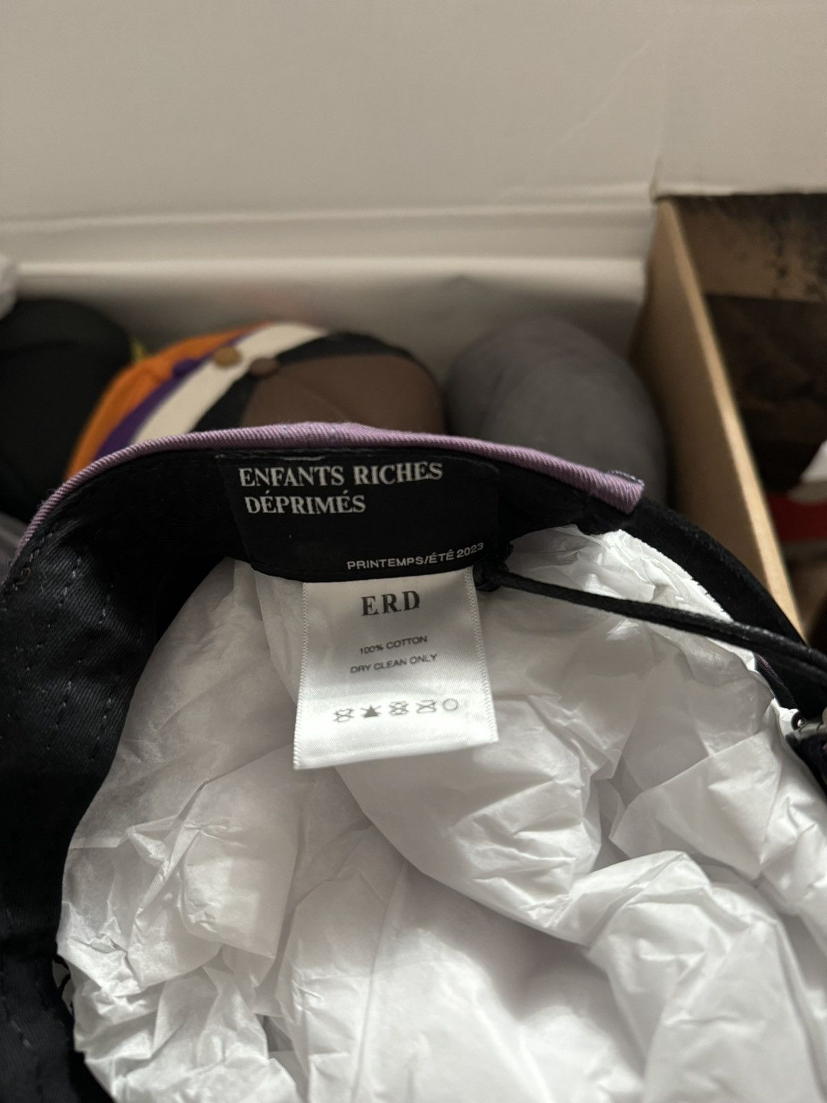 Enfants Riches Deprimes Enfants Riches Deprimes Cat Logo 5 Panel Hat Size ONE SIZE - 6 Thumbnail