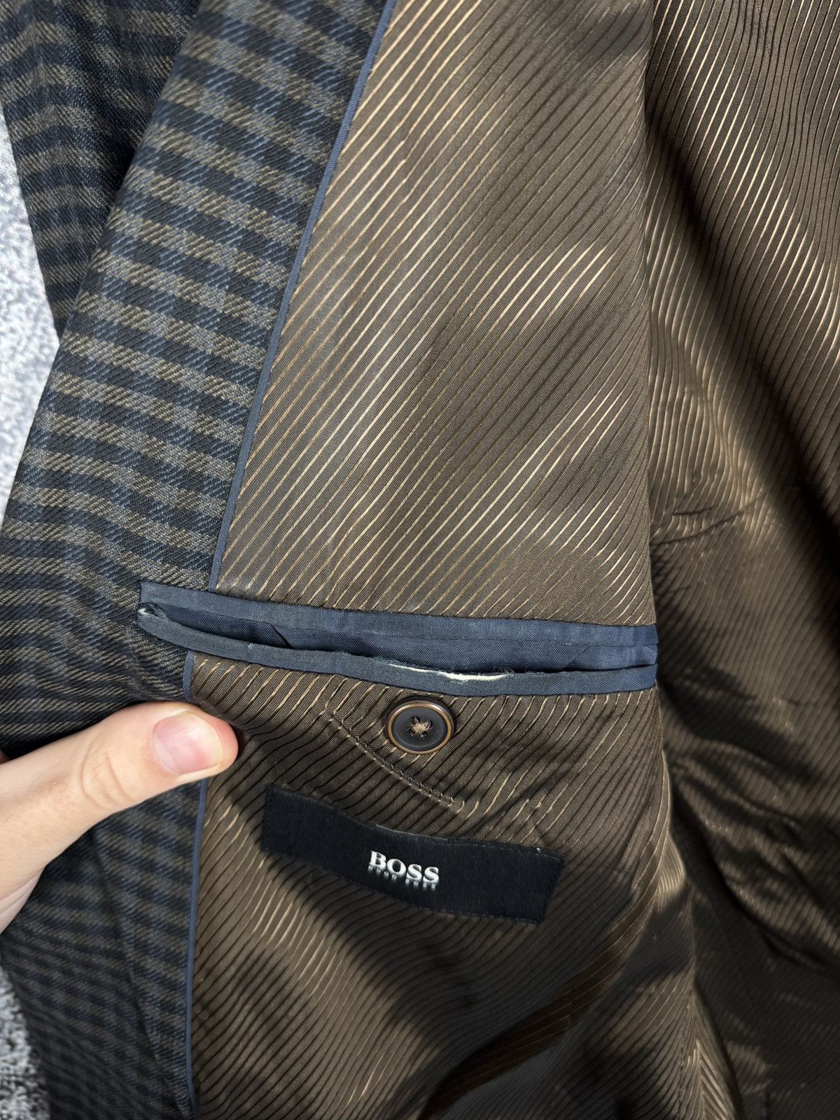 Hugo Boss Men’s BOSS Hugo Boss Luxury Wool Blazer Jacket Size 38R Size 38R - 18 Thumbnail