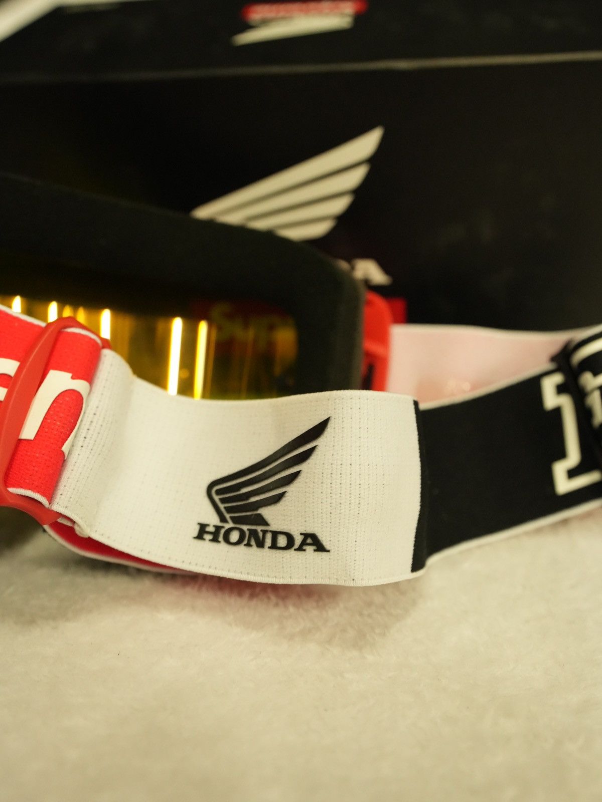 Honda × Supreme Supreme Honda Fox Racing Vue Goggles Size ONE SIZE - 4 Thumbnail