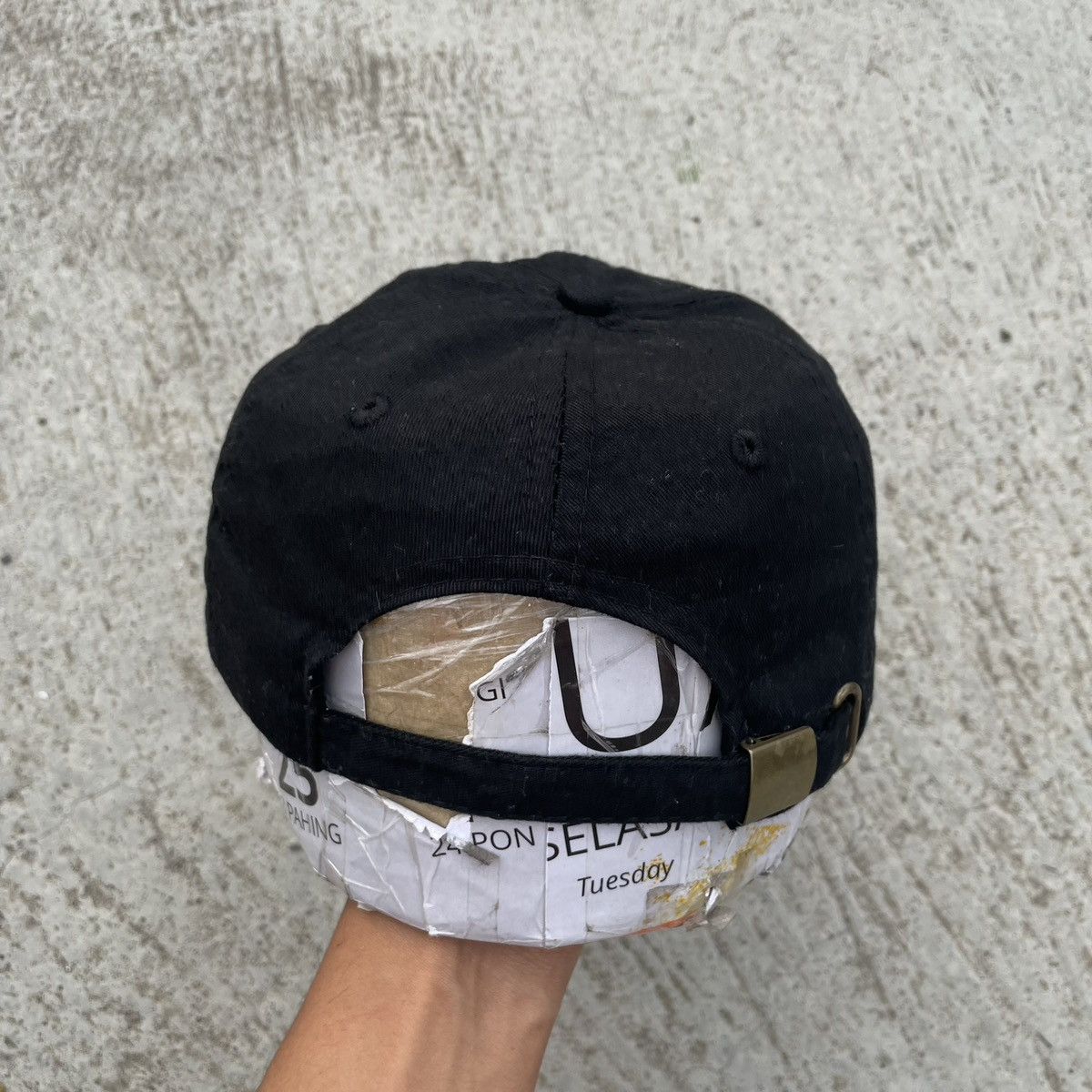 Unsound Rags Sick washed brim hat with black england flag Size ONE SIZE - 5 Thumbnail