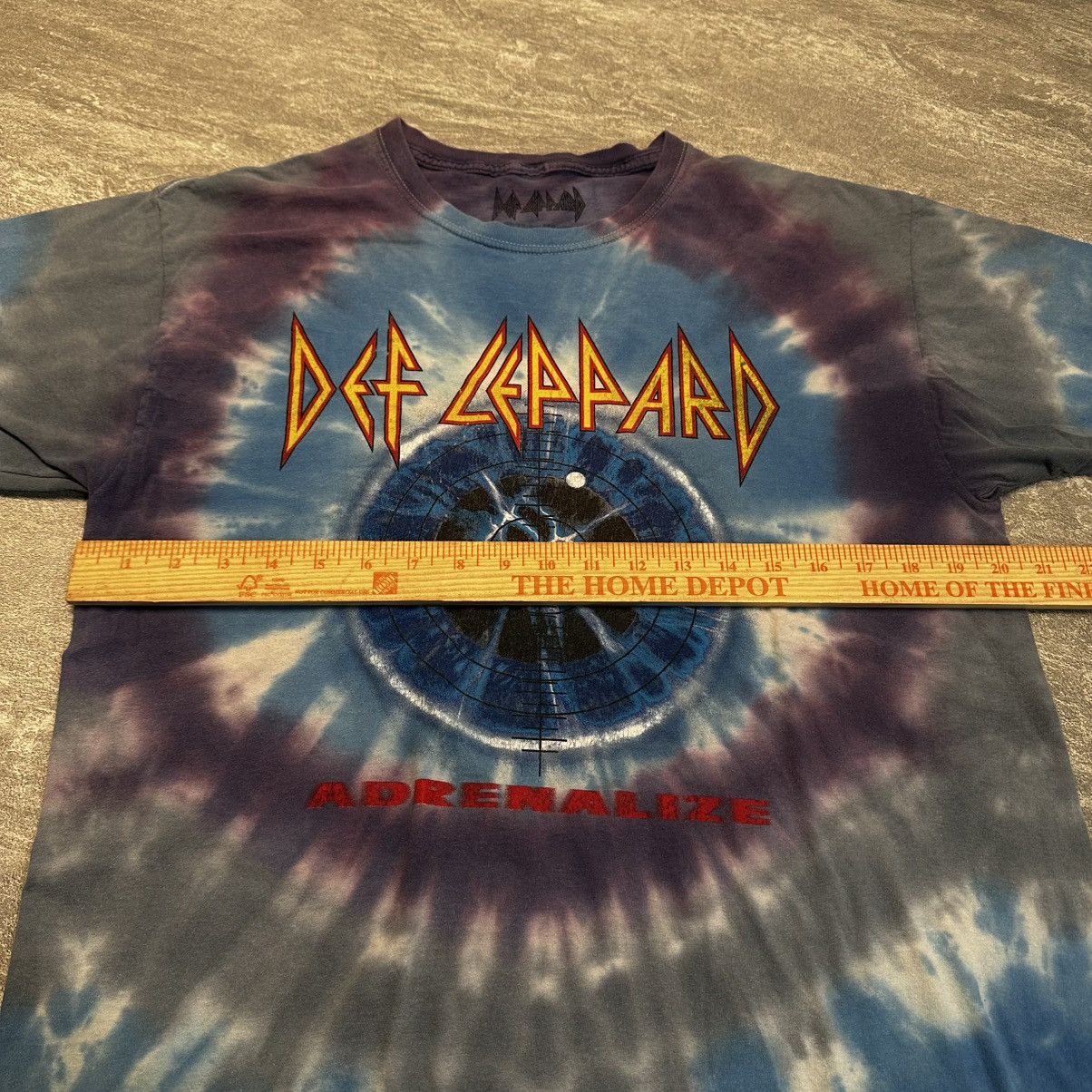 Def Leppard 2018 Def Leppard Adrenalize Tie-Dye Band Tour Graphic Shirt Size US M / EU 48-50 / 2 - 4 Thumbnail