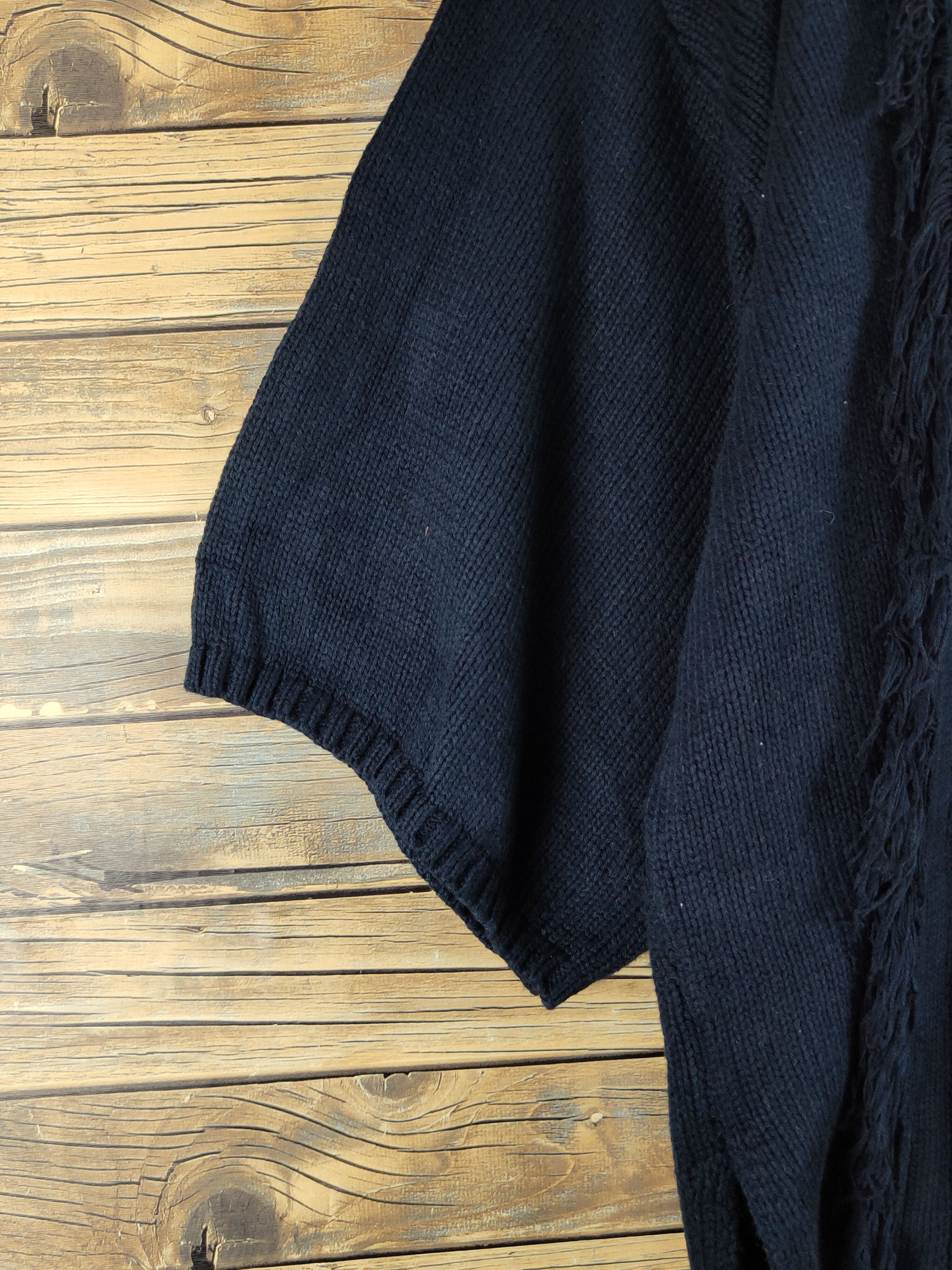 Aran Isles Knitwear Jeanasis Navy Knitwear Cardigan #W1267 Size US XL / EU 56 / 4 - 4 Thumbnail