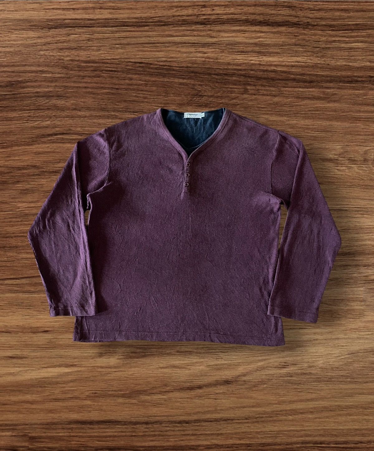 If Six Was Nine × Japanese Brand × Vintage Vintage Japanese Brand Commontage Double Layer Long Sleeve Size US L / EU 52-54 / 3 - 1 Thumbnail